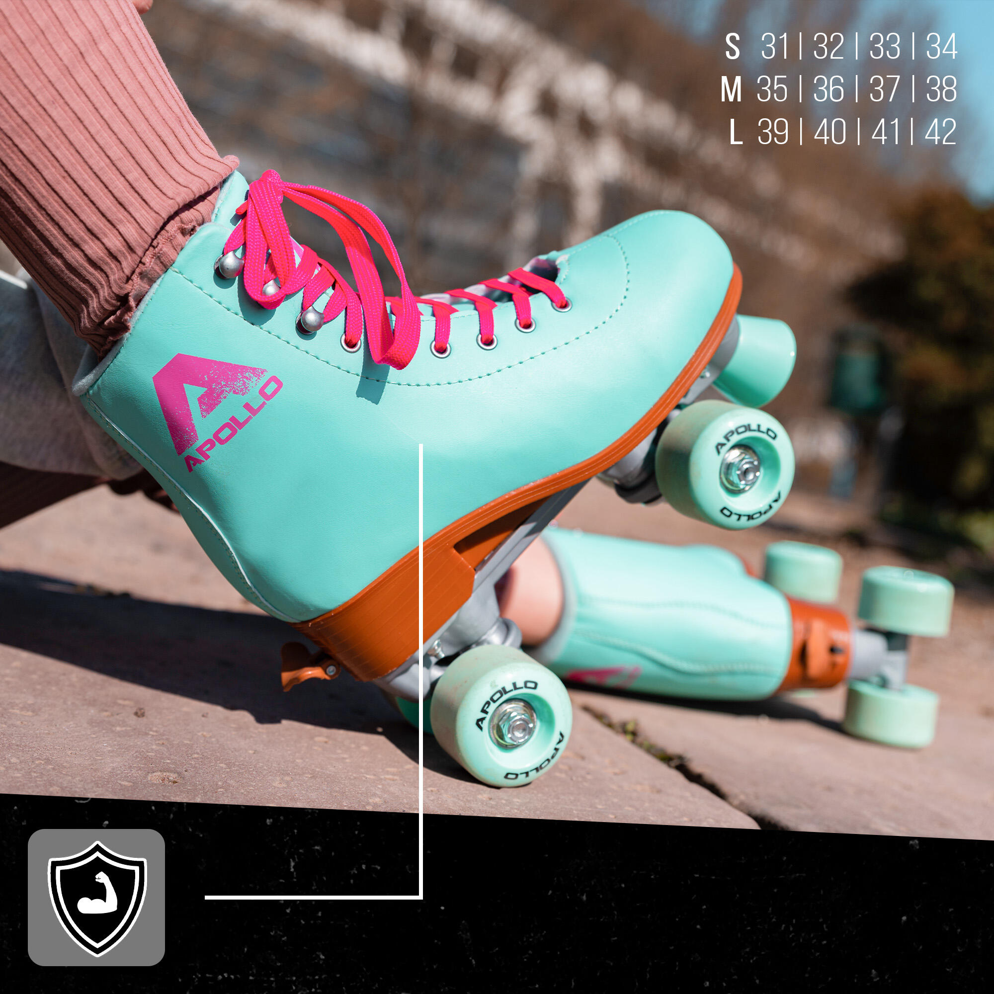 Apollo Disco Roller Classic – verstellbare Rollschuhe für Kinder & Erwachsene 7/7