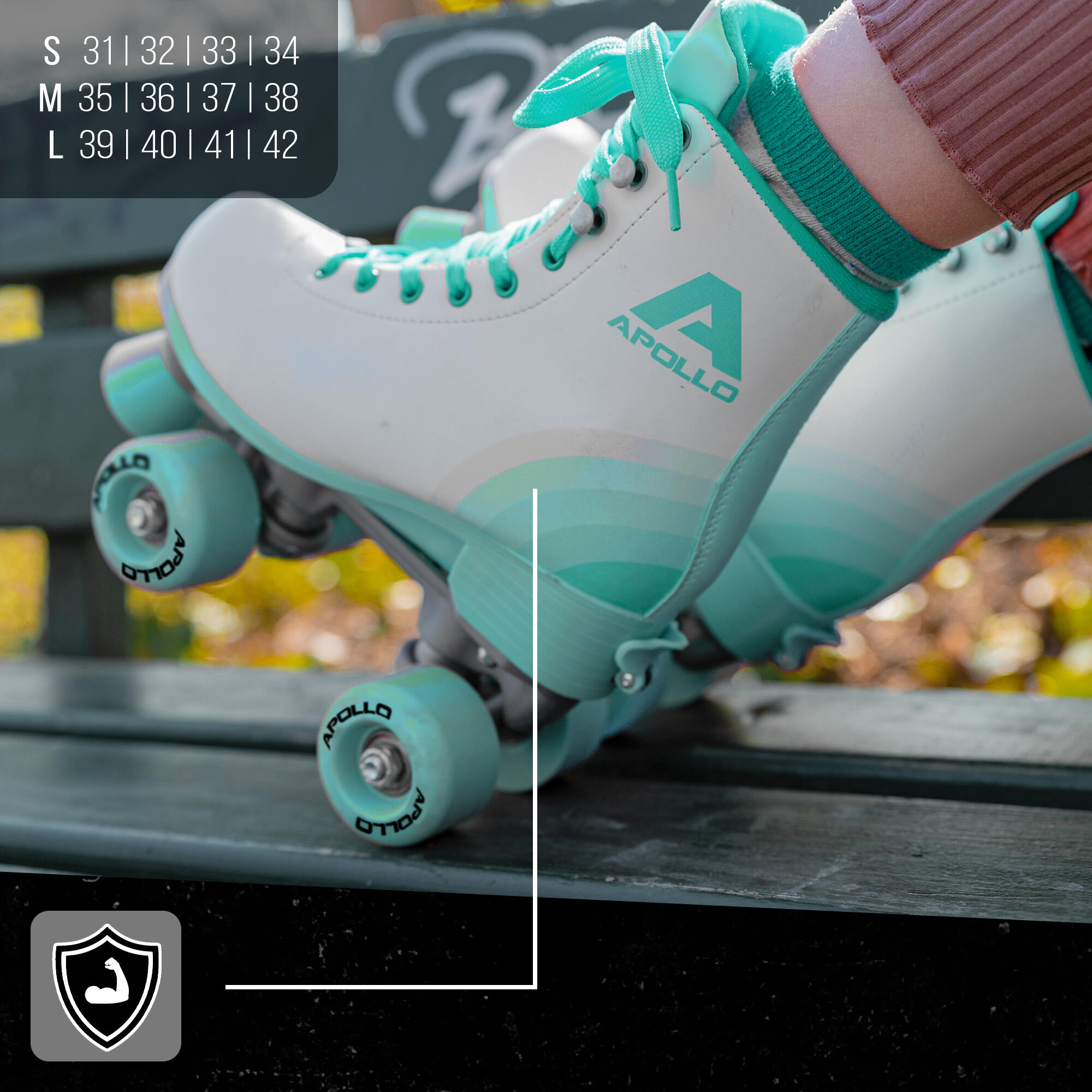 Apollo Disco Roller Classic – patins à roulettes réglables enfants & adultes 7/7