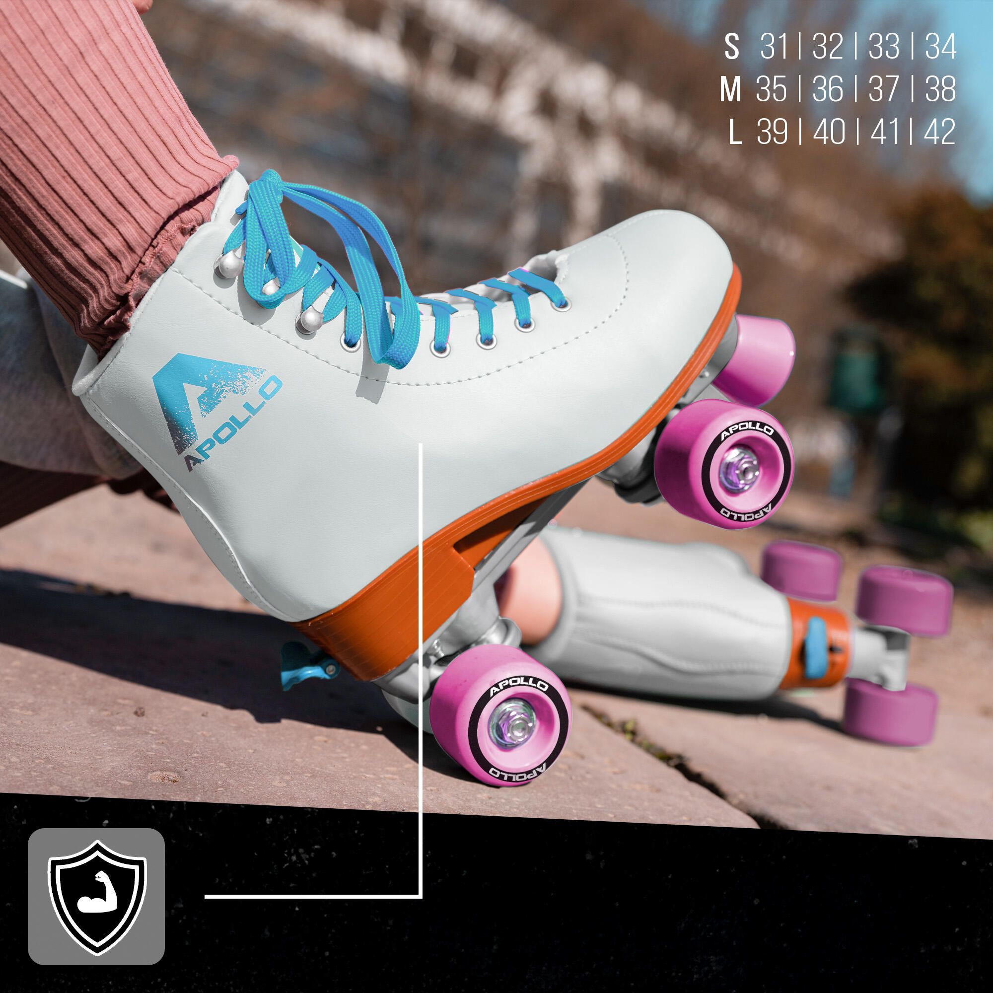 Apollo Disco Roller Classic – verstellbare Rollschuhe für Kinder & Erwachsene 7/7
