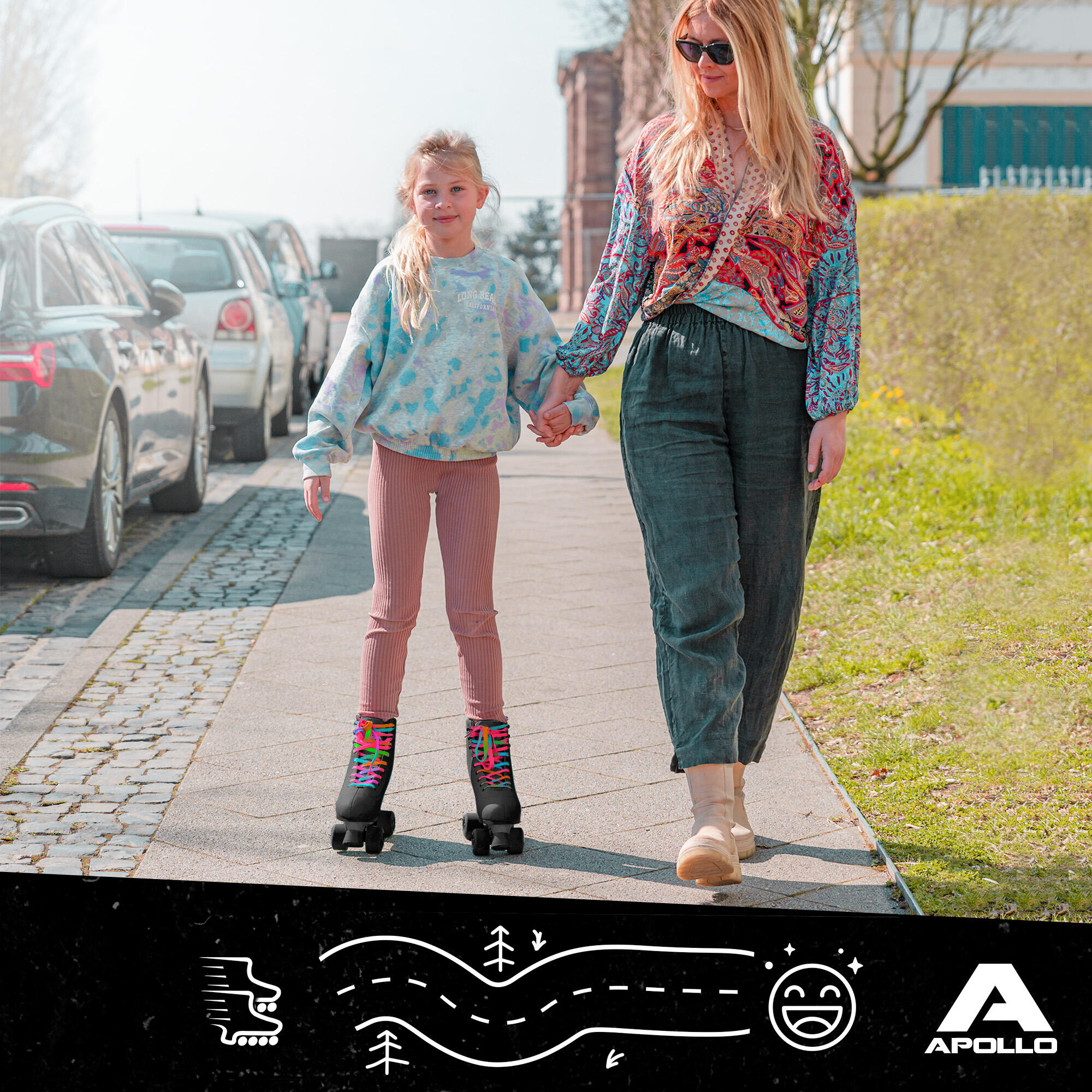 Apollo Disco Roller Classic – verstellbare Rollschuhe für Kinder & Erwachsene 4/7