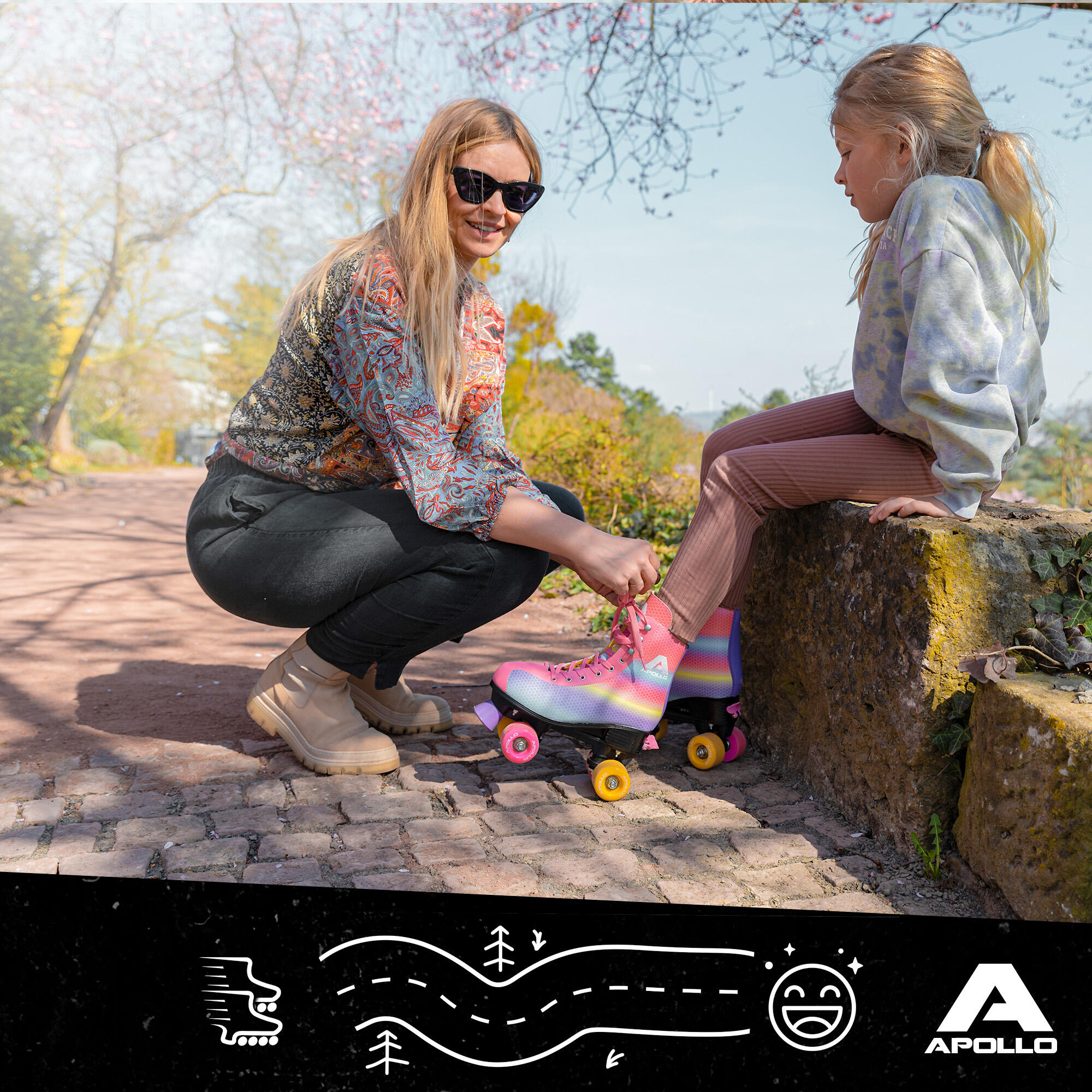 Apollo Disco Roller Classic – verstellbare Rollschuhe für Kinder & Erwachsene 4/7