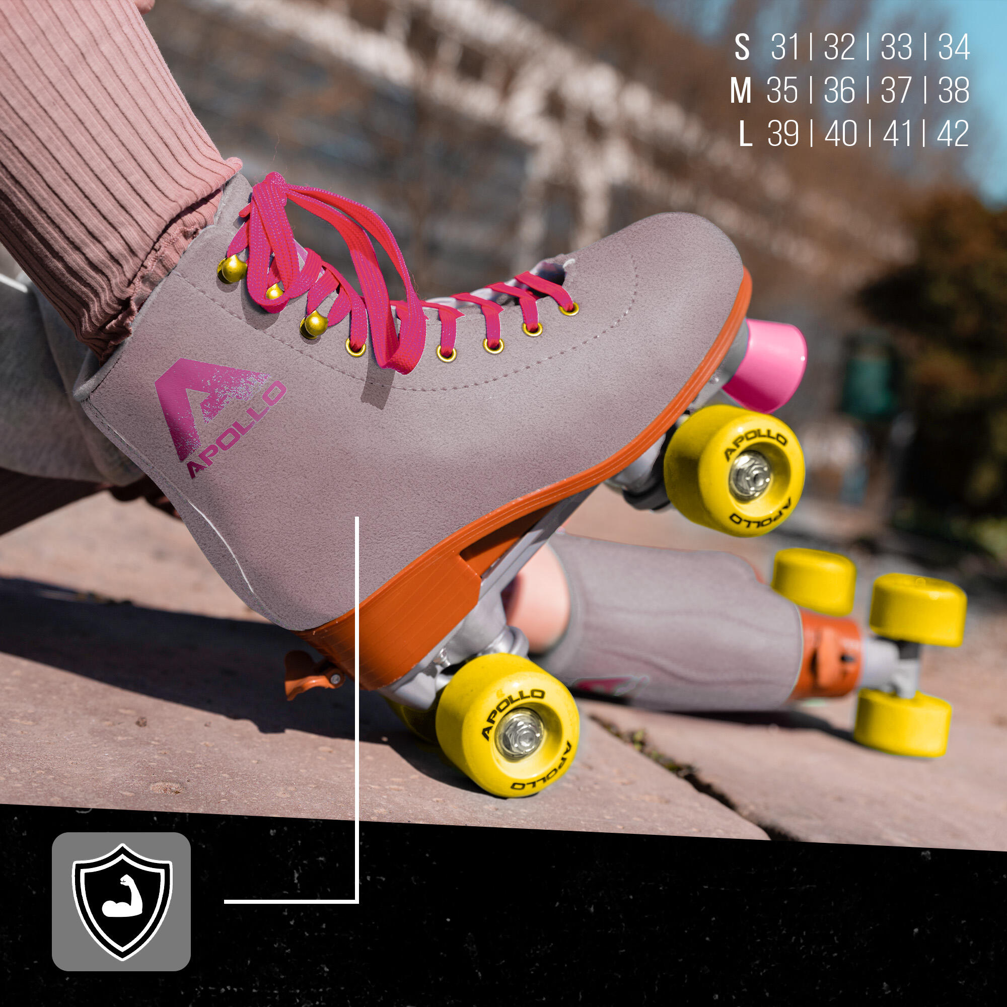 Apollo Disco Roller Classic – verstellbare Rollschuhe für Kinder & Erwachsene 7/7