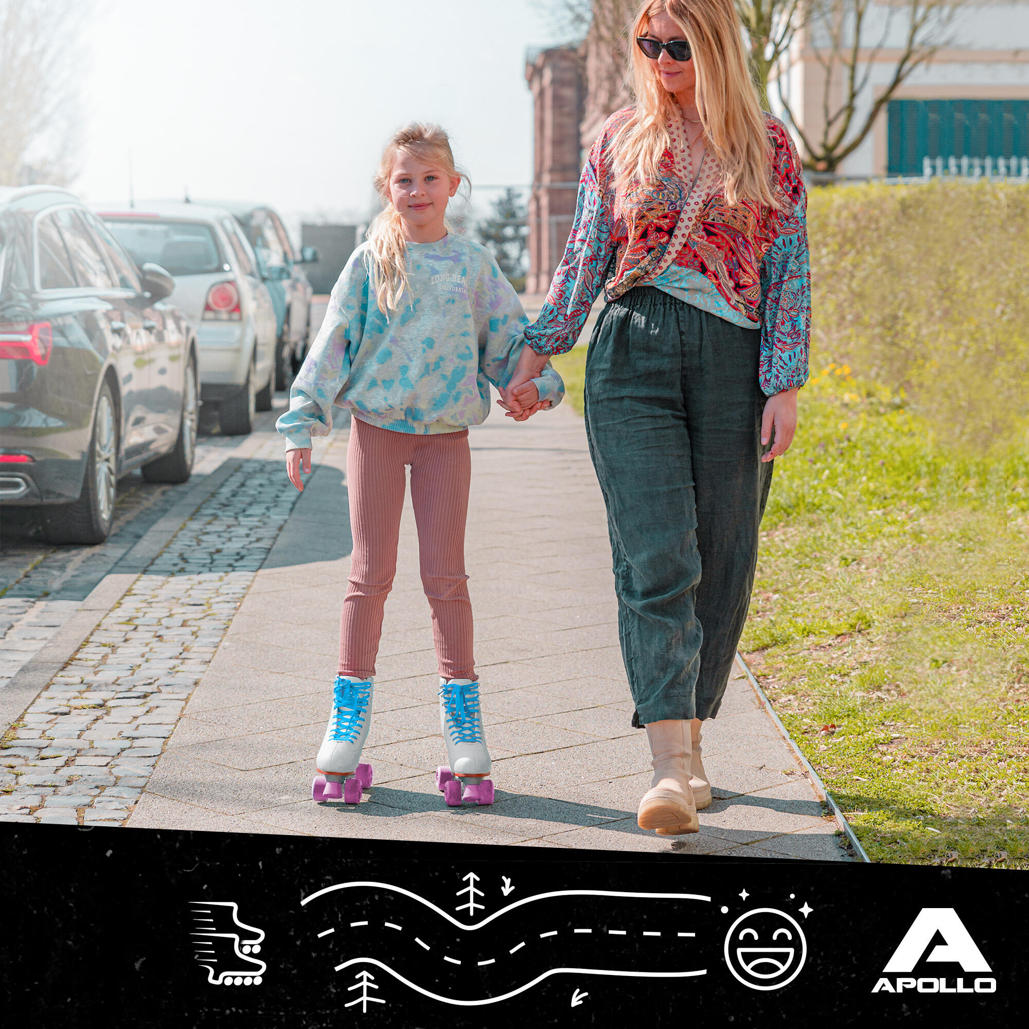 Apollo Disco Roller Classic – verstellbare Rollschuhe für Kinder & Erwachsene 4/7