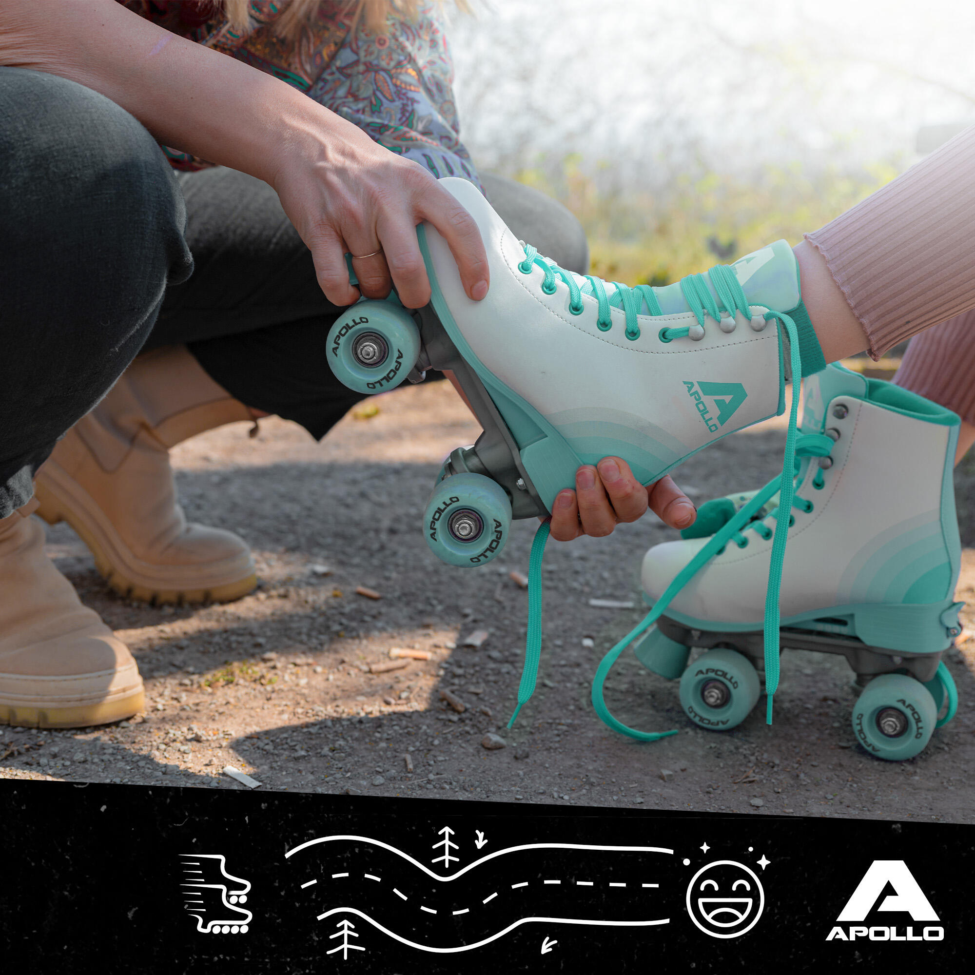 Apollo Disco Roller Classic – patins à roulettes réglables enfants & adultes 4/7