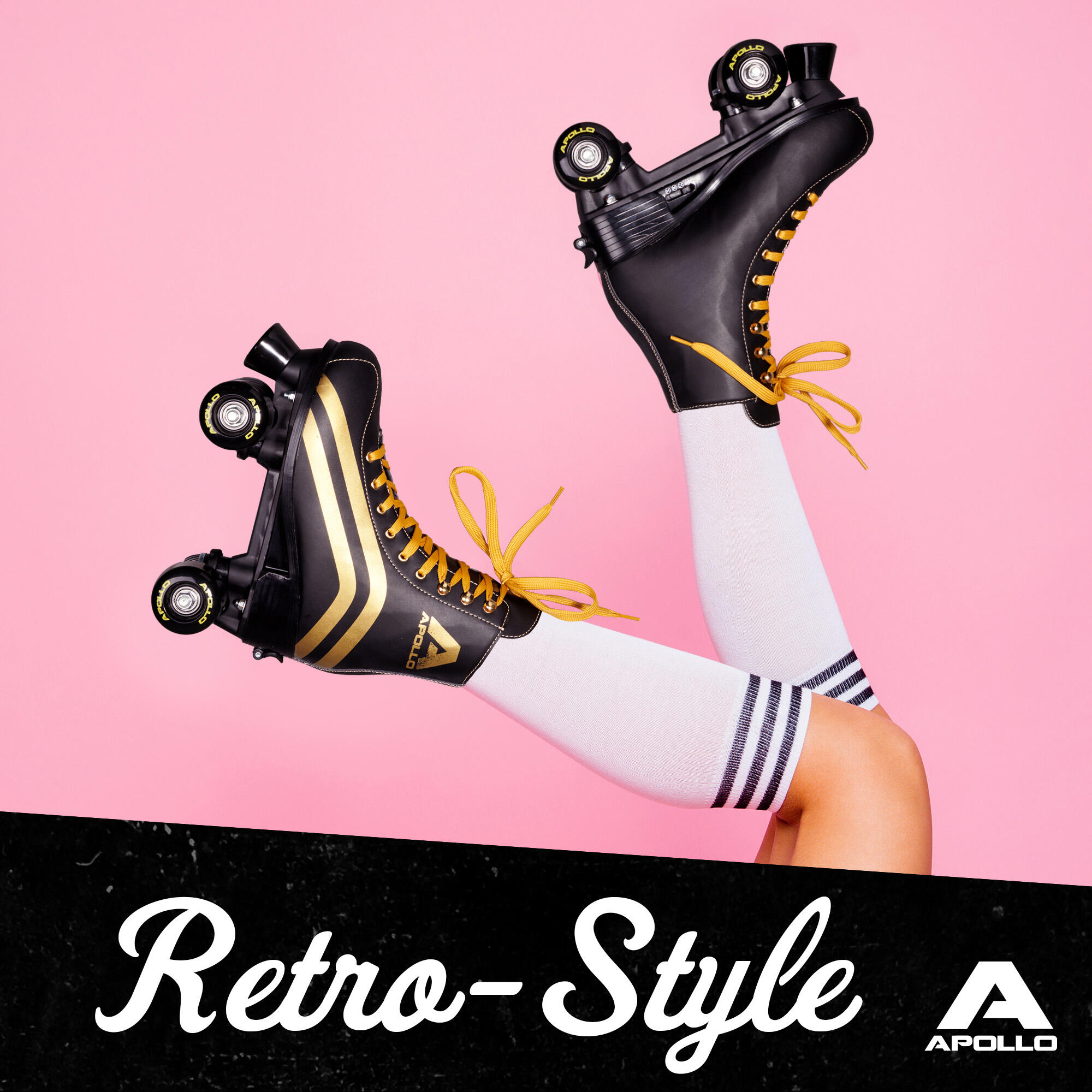 Apollo Disco Roller Classic – patins à roulettes réglables enfants & adultes 6/7