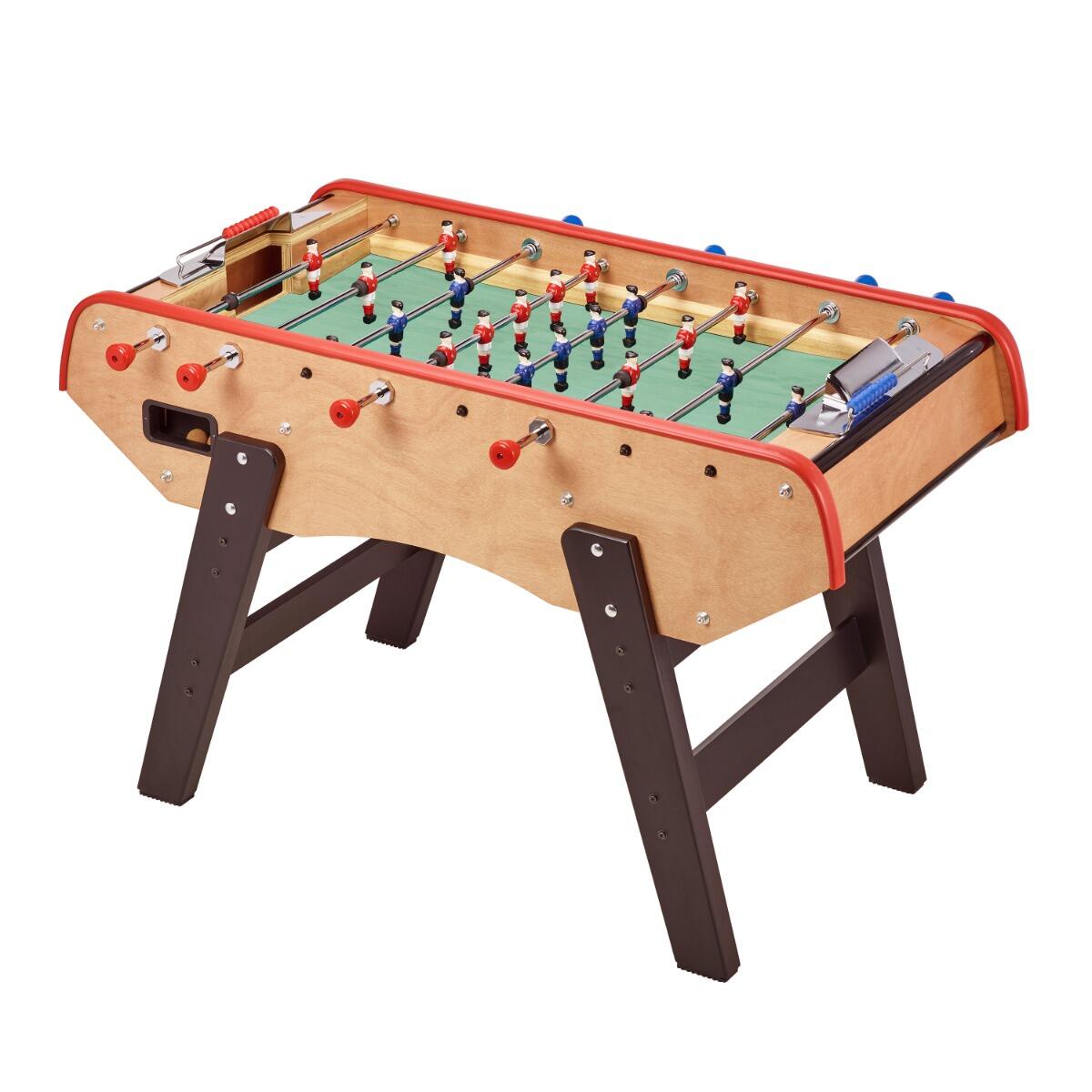 Kangui - Baby-foot Adulte Luxe En Bois - Barres Télescopiques - 2 À 4 Joueurs - Table De Baby-foot - Marron - No Size - Decathlon