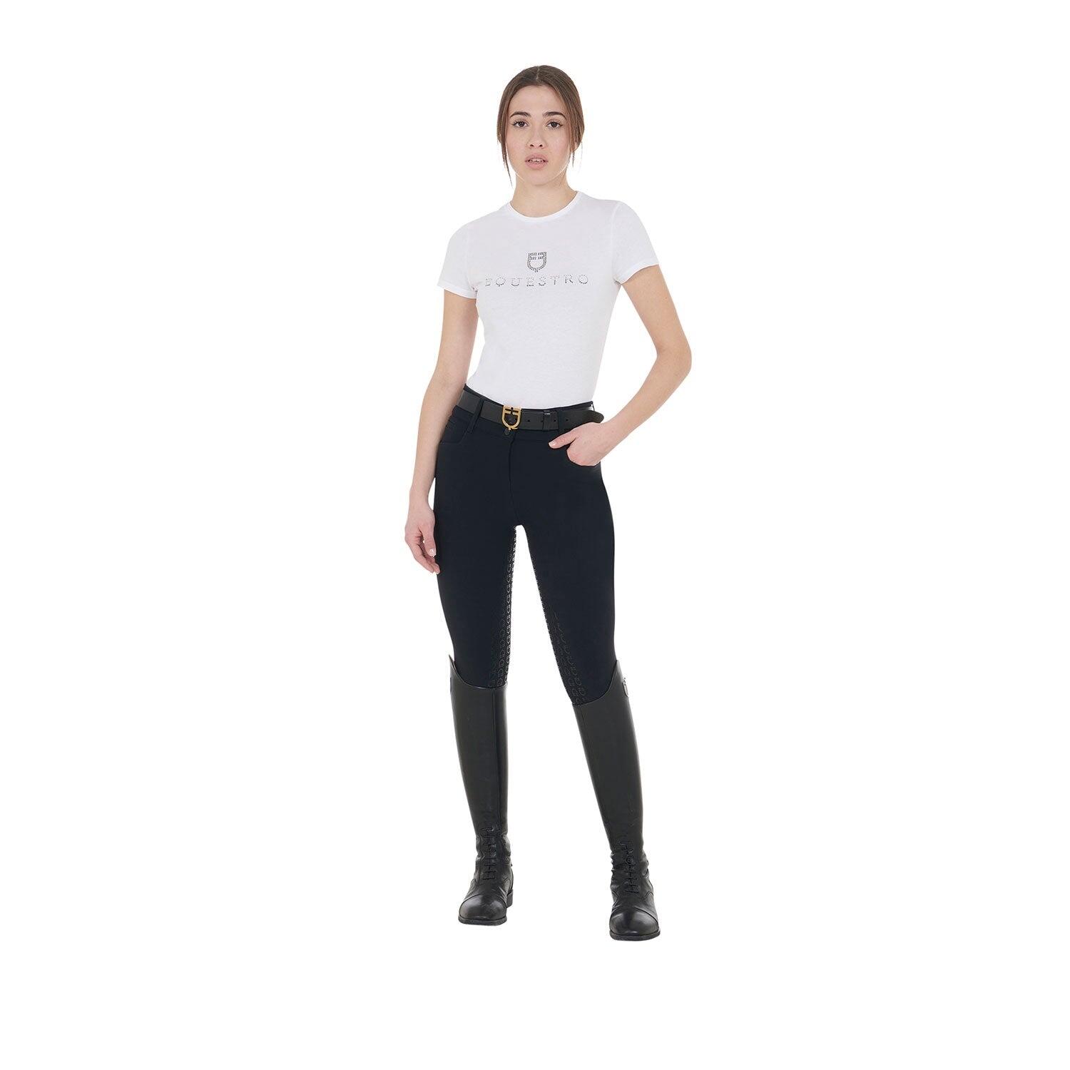 Culotte d'équitation femme Equestro – taille haute Full Grip 4/7