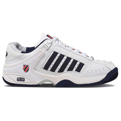 White and blue k-swiss defier rs 01033164 padel shoes