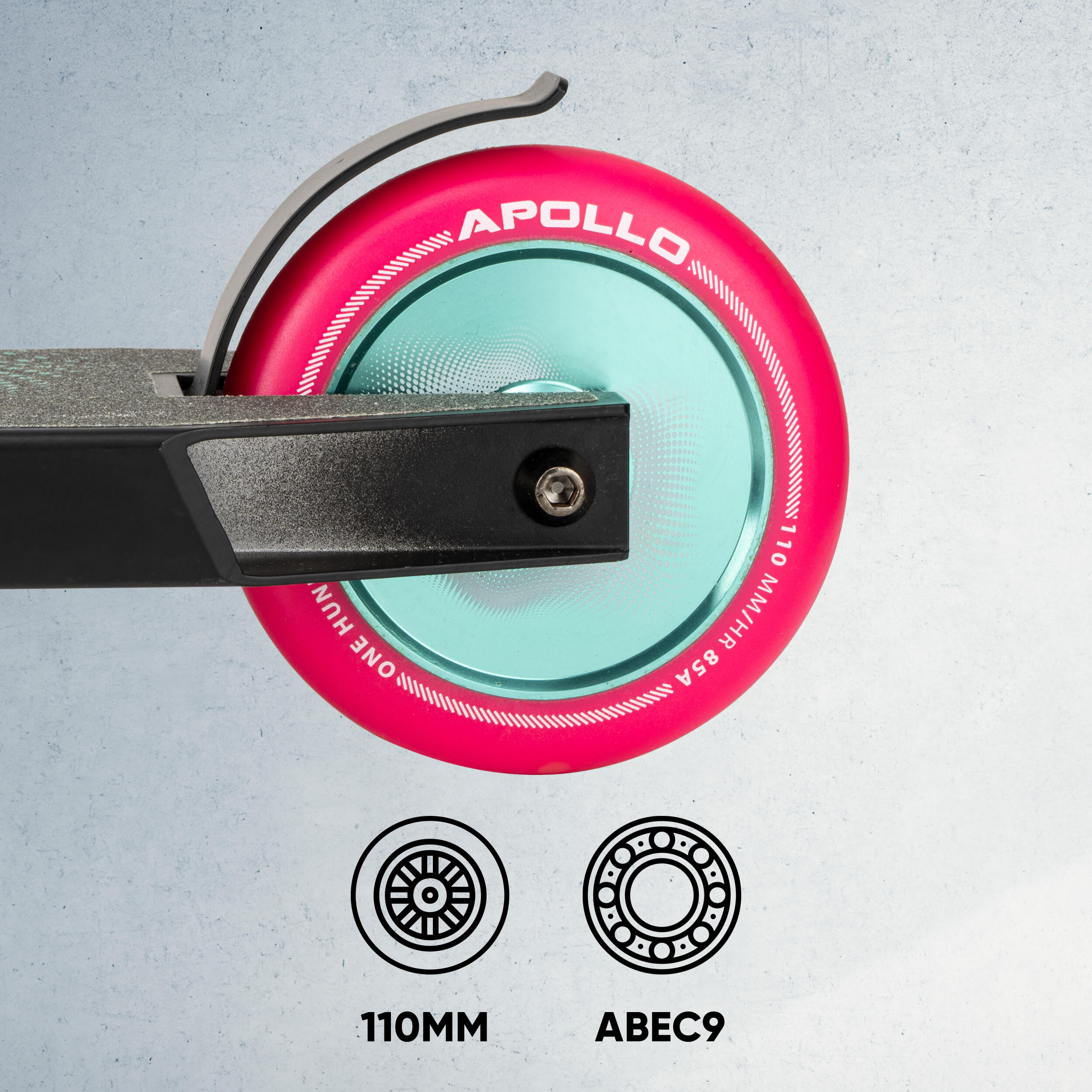 Apollo Eagle Trottinette Freestyle 110 mm Full Alu Core ABEC-9 IHC Semi-Pro 3/7