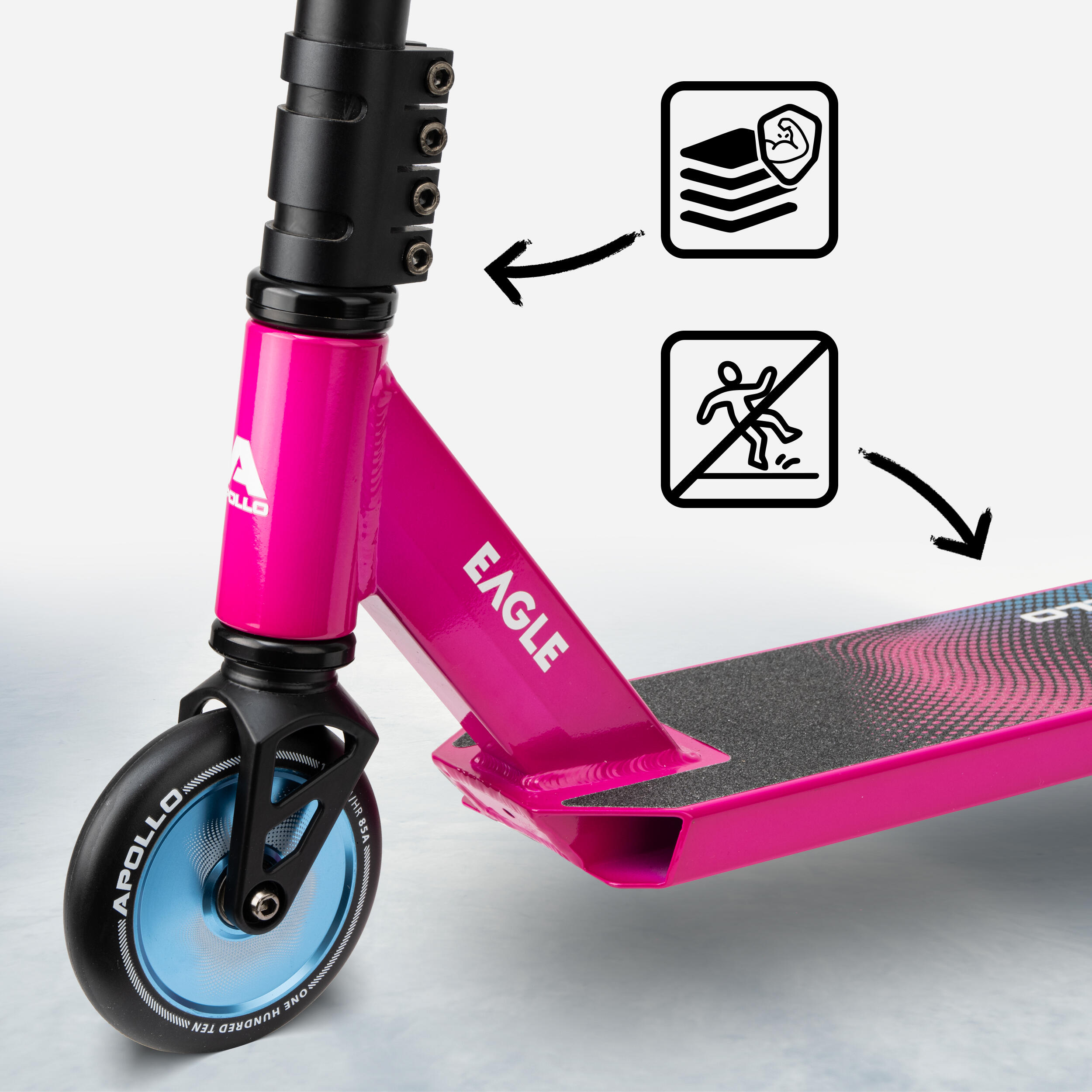 Apollo Eagle Scooter Freestyle 110 mm Full Alu Core ABEC-9 IHC Semi-Pro 2/7