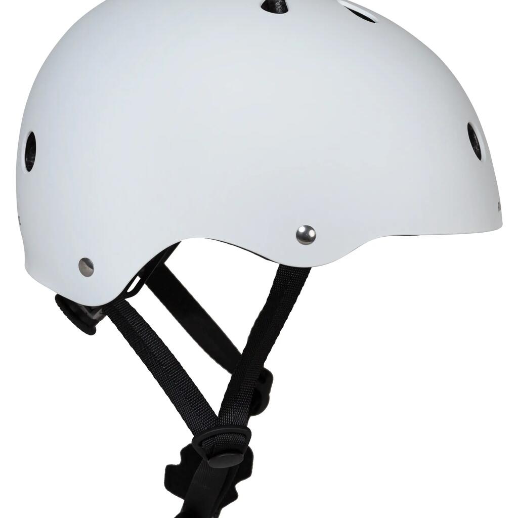 POWERSLIDE Allround Adventure Basic White 52-56 Roller Skating Guards And Helmet