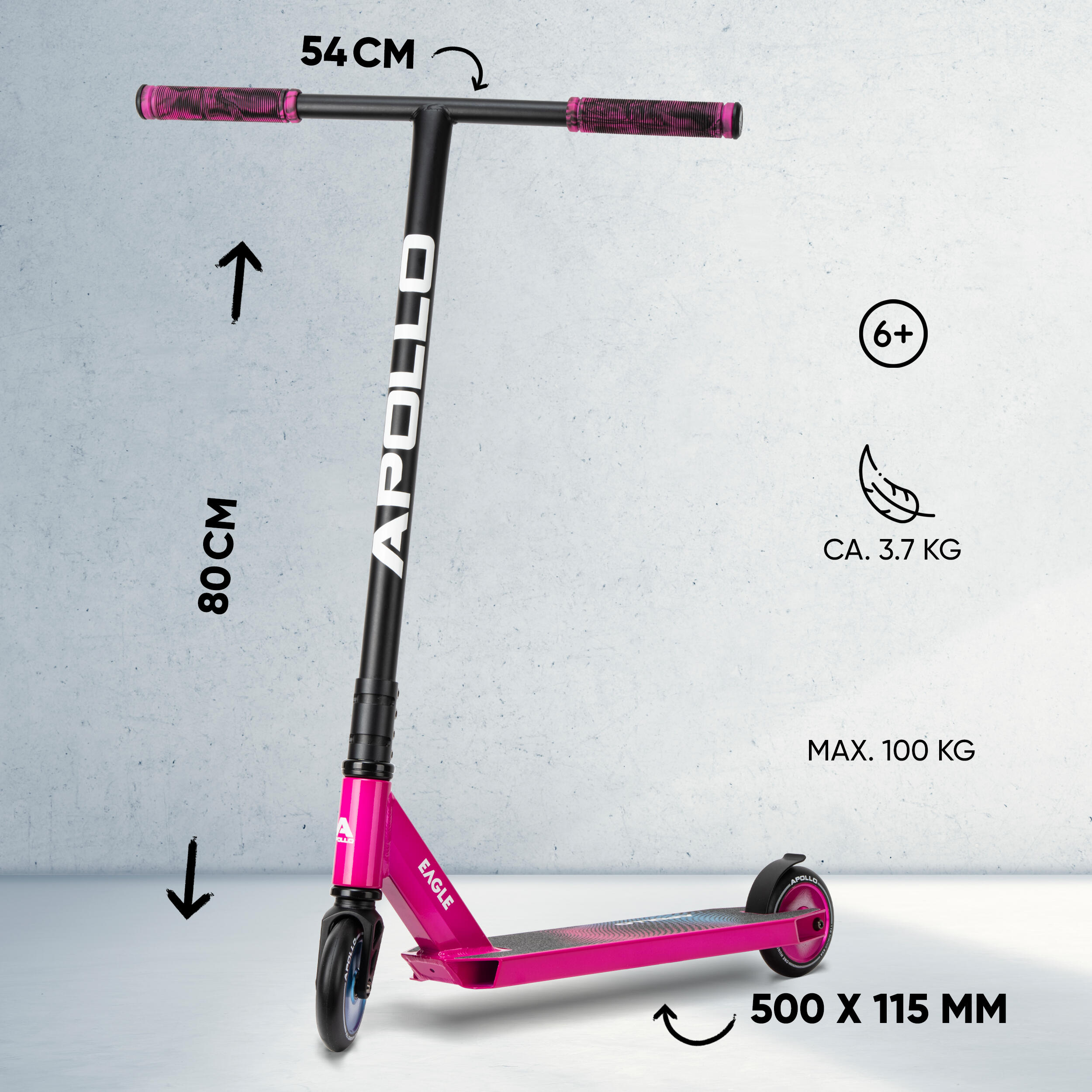 Ensemble de 2 Roues de Rechange pour Trottinette avec Roulements, 110 mm, Pièces de Rechange pour Trottinette pour Filles et Garçons, Outil de Trottinette de Sport de Plein Air, Noir de Haute