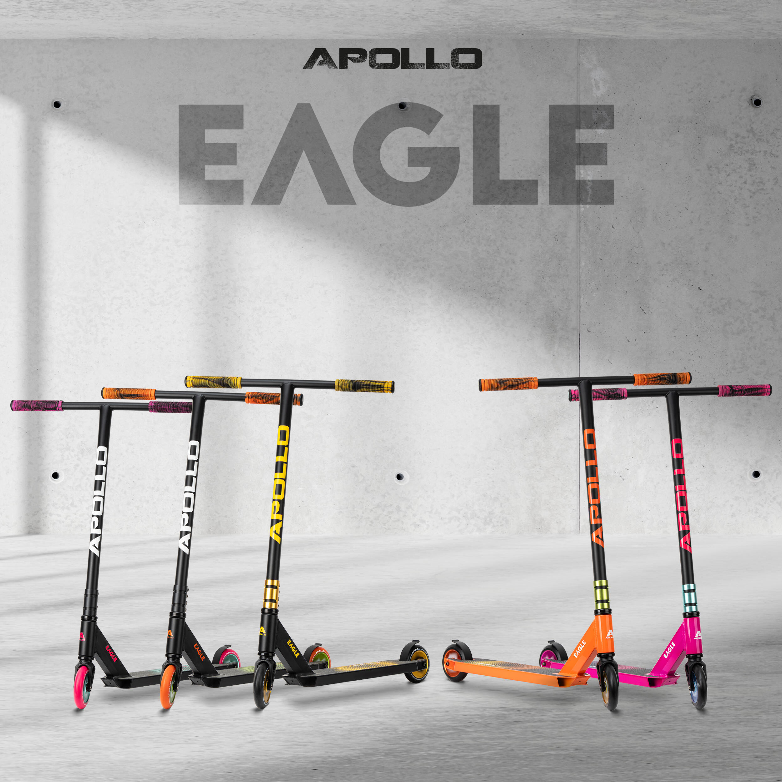 Apollo Eagle Scooter Freestyle 110 mm Full Alu Core ABEC-9 IHC Semi-Pro 6/7