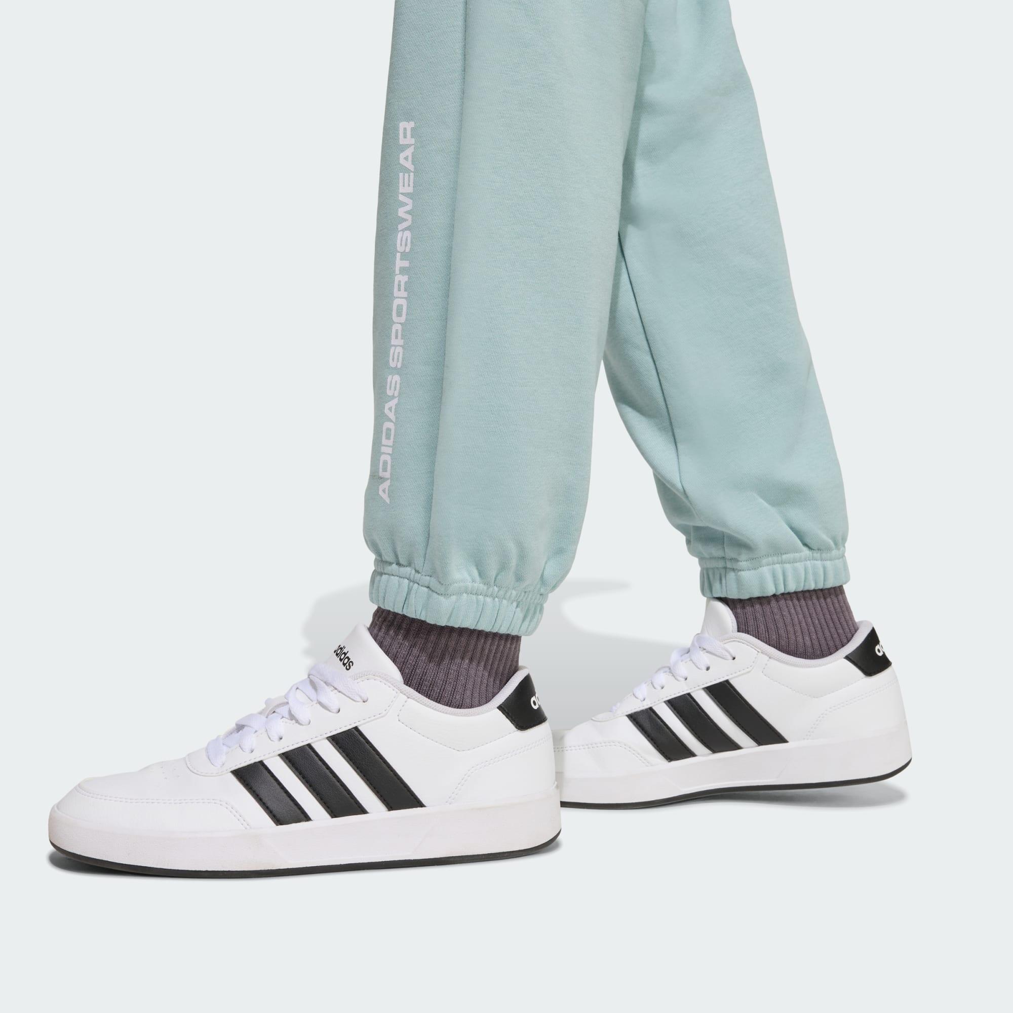 Pantalon molleton slogan adidas 4/5