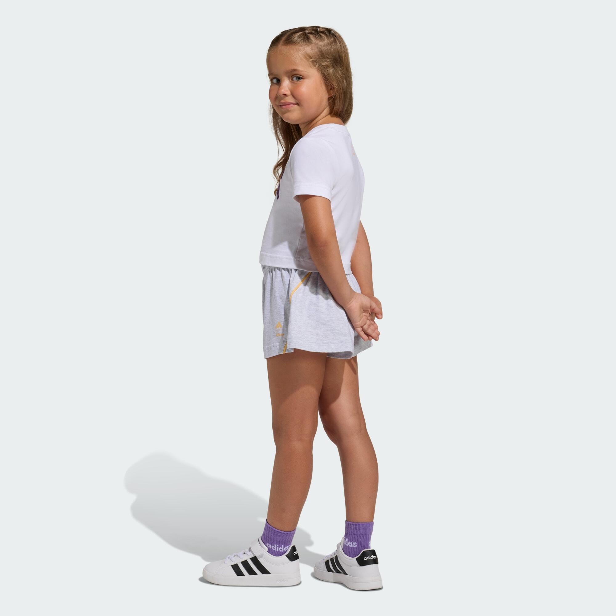CONJUNTO DE T-SHIRT ADIDAS DISNEY MINNIE MOUSE 3/5