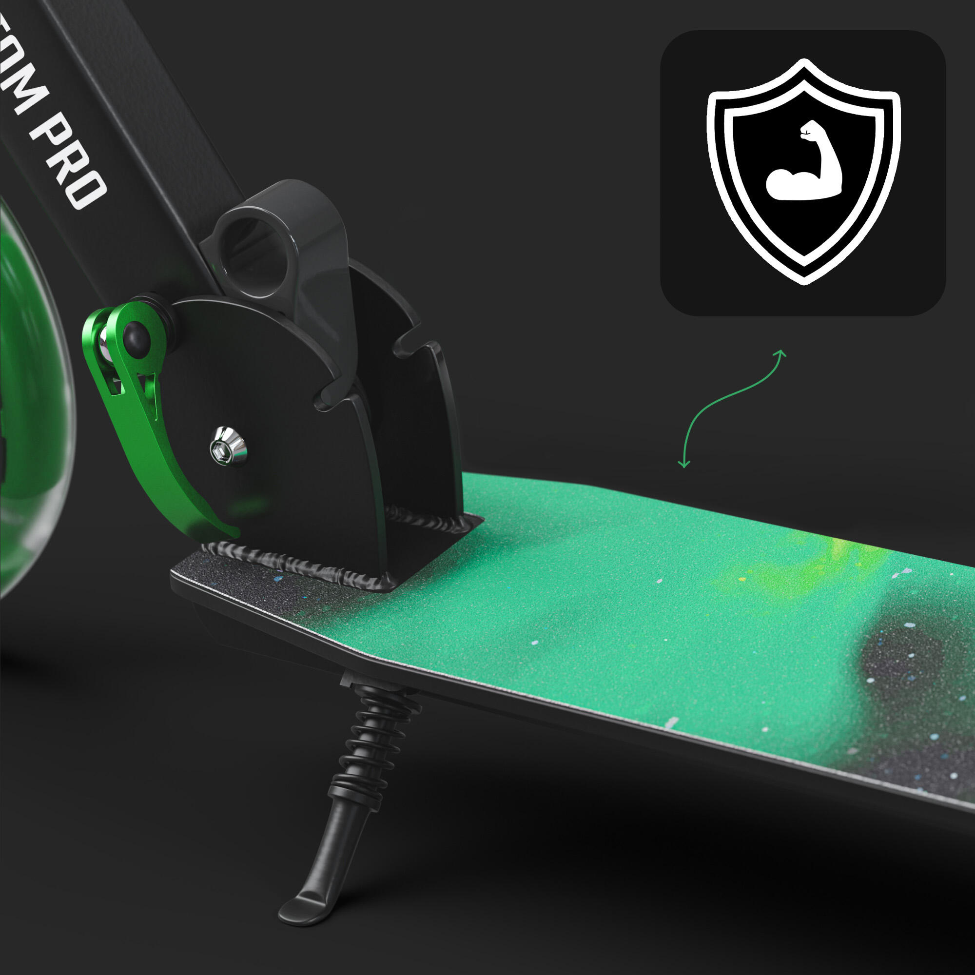 Apollo Scooter met led, Moonrace, city step voor kinderen met vering, inklapbare stadsstep voor kinderen, kinderstep vanaf 4 jaar, sportieve stadsstep, verstelbaar, perfect geschikt als kinderstep