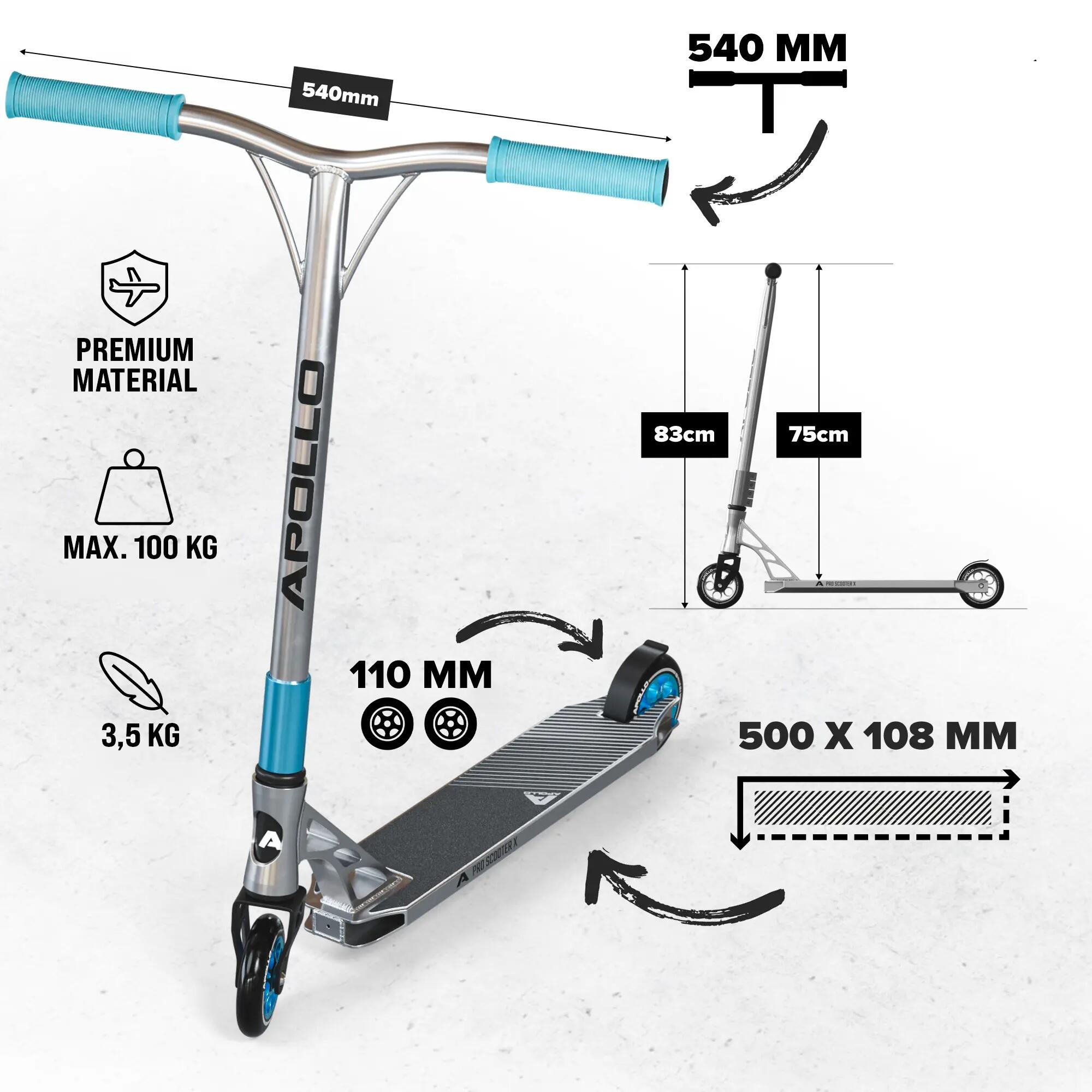 Trottinette Freestyle Genius Pro – Scooter robuste pour enfants 3/6