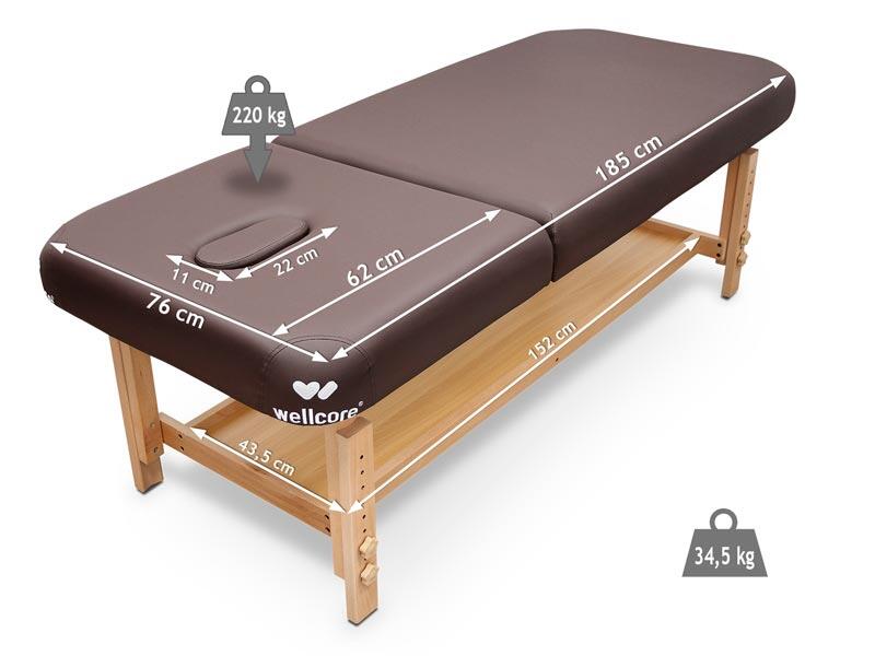Wellcore 2-teiliger fester Holzträger 3/5