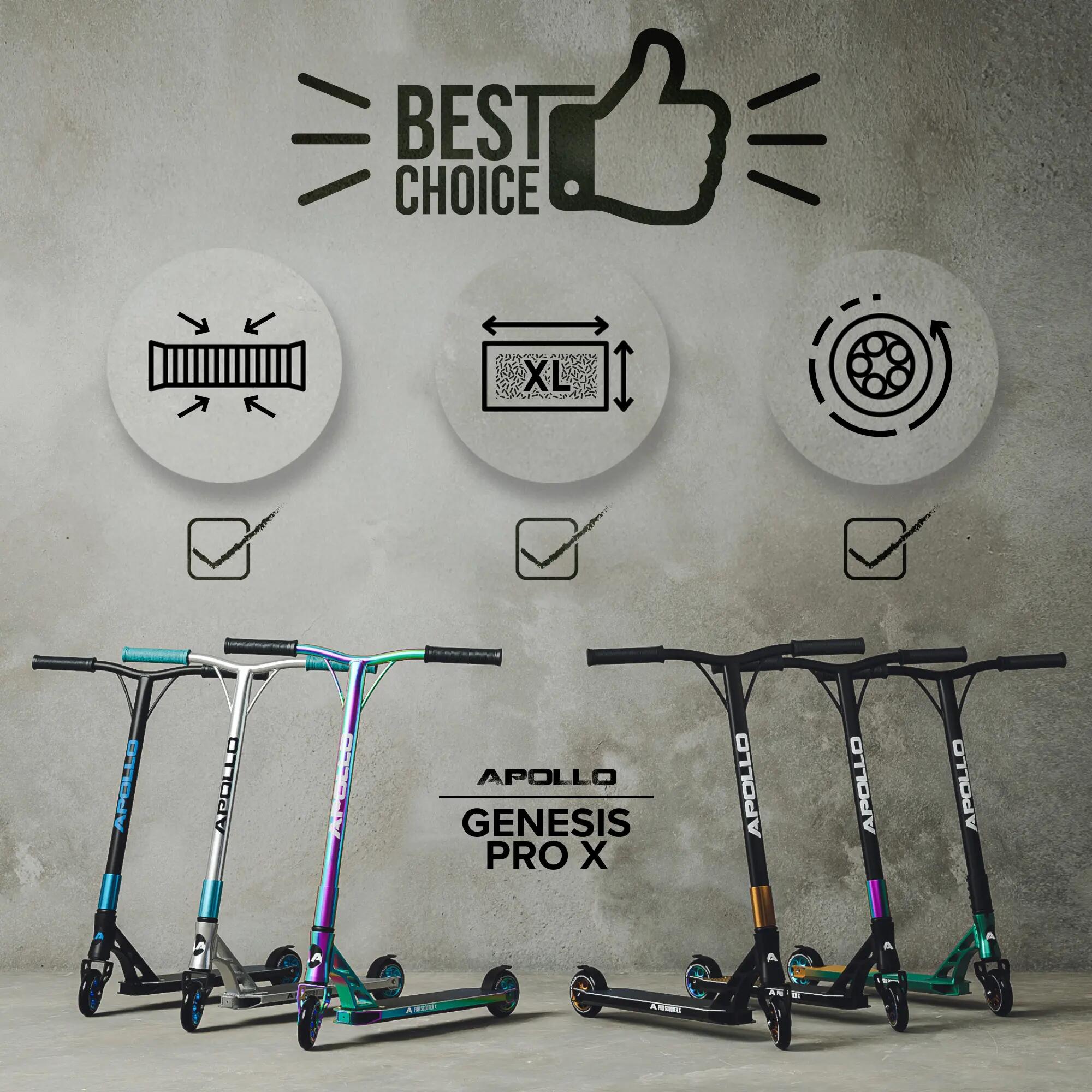 Trottinette Freestyle Genius Pro – Scooter robuste pour enfants 5/6