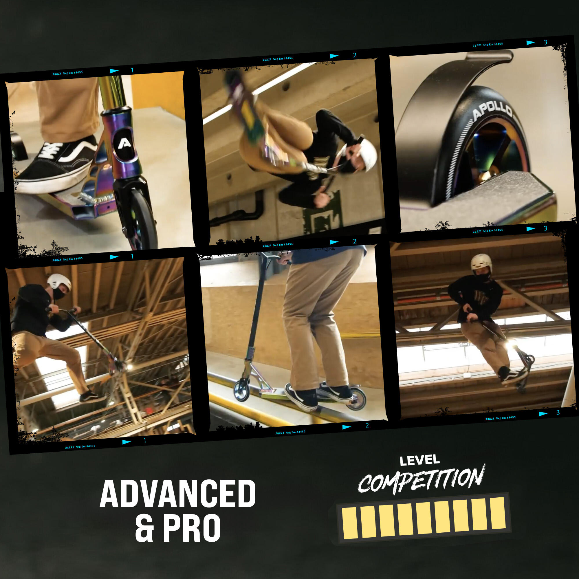 Apollo Genesis Pro X Competition – Freestyle Step 120 mm Alu-Core ABEC 9 4/6