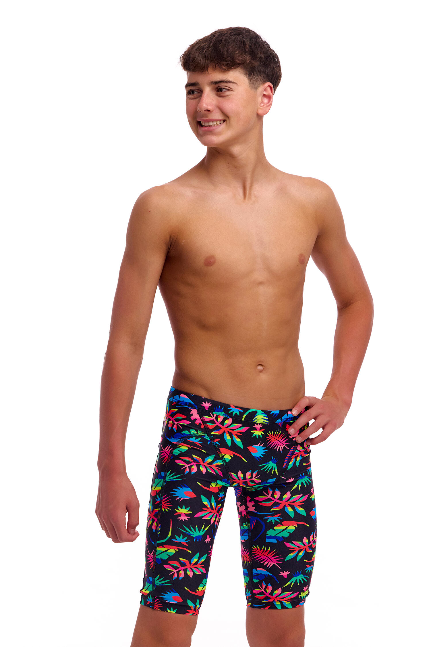 Spodenki FUNKY TRUNKS Lost Leaf - jammery chłopięce 4/7