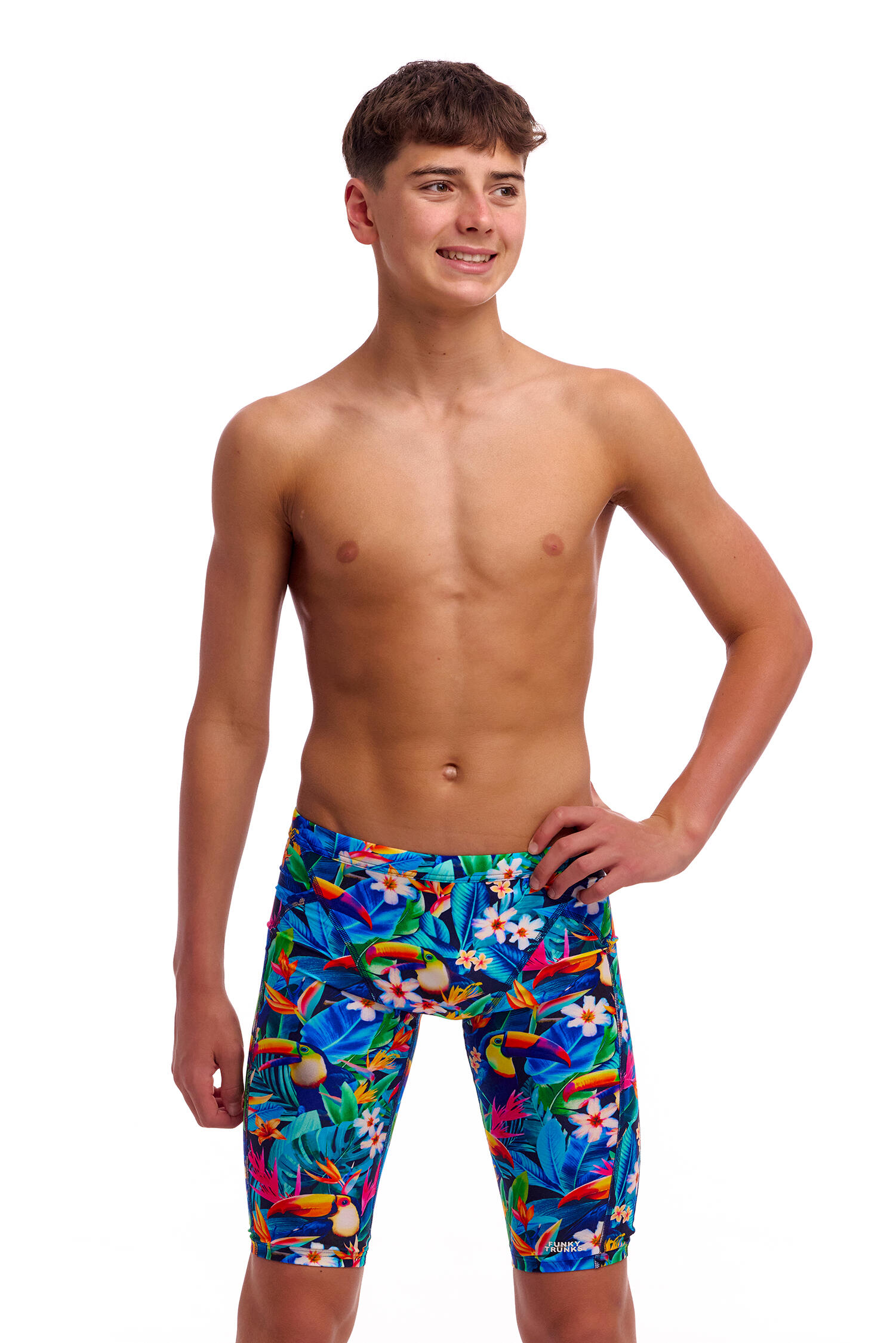 Spodenki FUNKY TRUNKS Birdie Wordie - jammery chłopięce 4/7