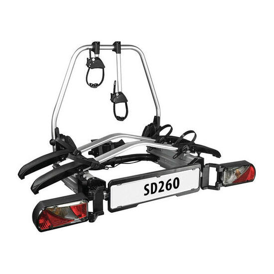 ENDURO SD260 Porte Vélo Universel Plateforme Coulissant Argenté Fourgon