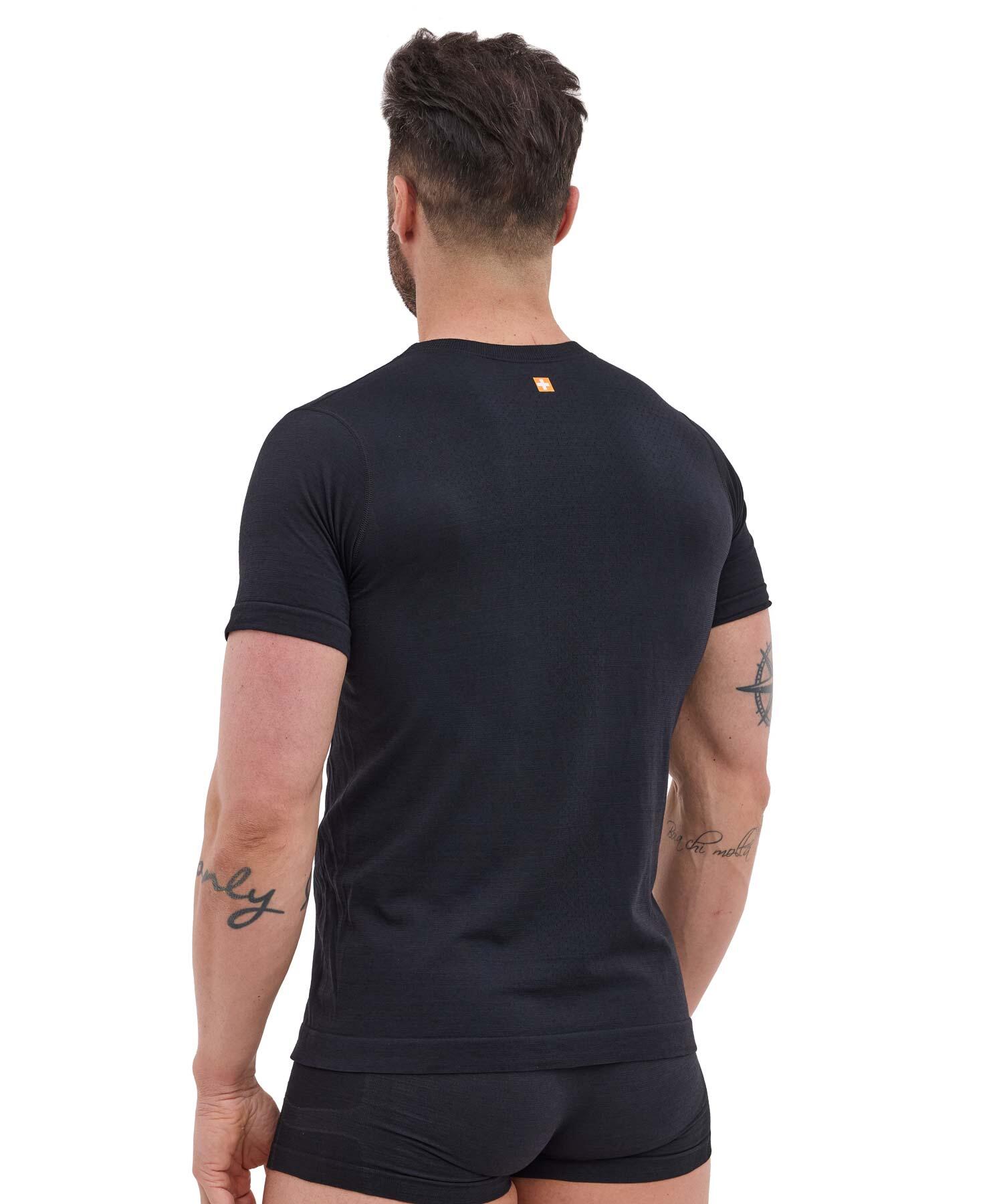 Koszulka męska z krótkim rękawem wełniana Brubeck OUTDOOR WOOL PRO 2/4