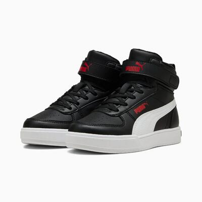 Puma caven mid fur ps jongenssportschoenen zwart 40183402 r 28