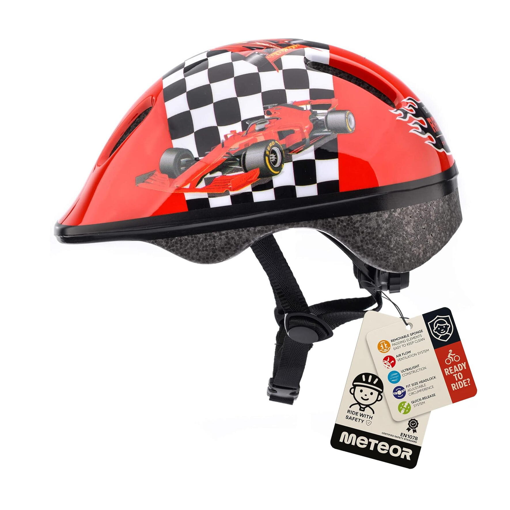 Capacete infantil Meteor KS06 Race team S 48-52 cm 3/7