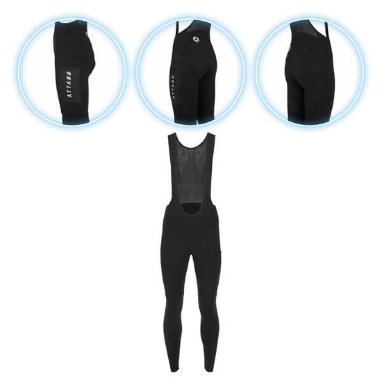 Spodnie rowerowe damskie ATTABO OFREE CARGO ocieplane