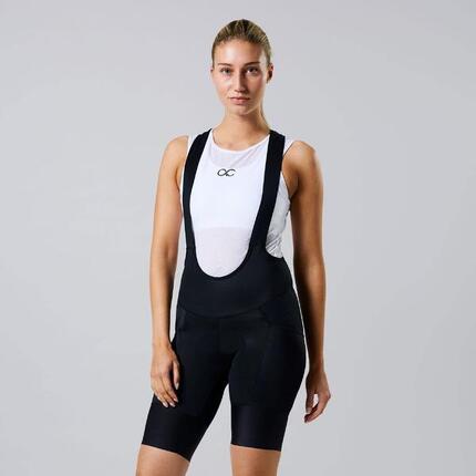 Damen kurz Rennrad Fahrradhose Trägerhose Hosenträger Sitzpolster Mountainbike