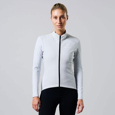 Thermo fleece wielrenjack dames fietsshirt lange mouwen wielerkleding fietsjas