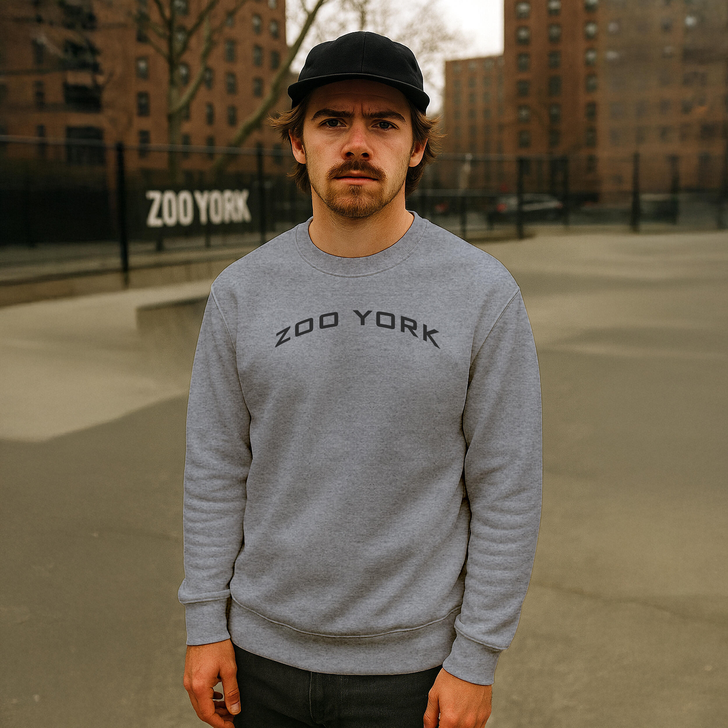 Zoo York Y2K Arch Crew Sweat - Grey | Decathlon