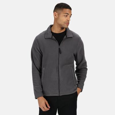 Regatta heren plain micro fleece full zip vest (lite laag) (zwart)