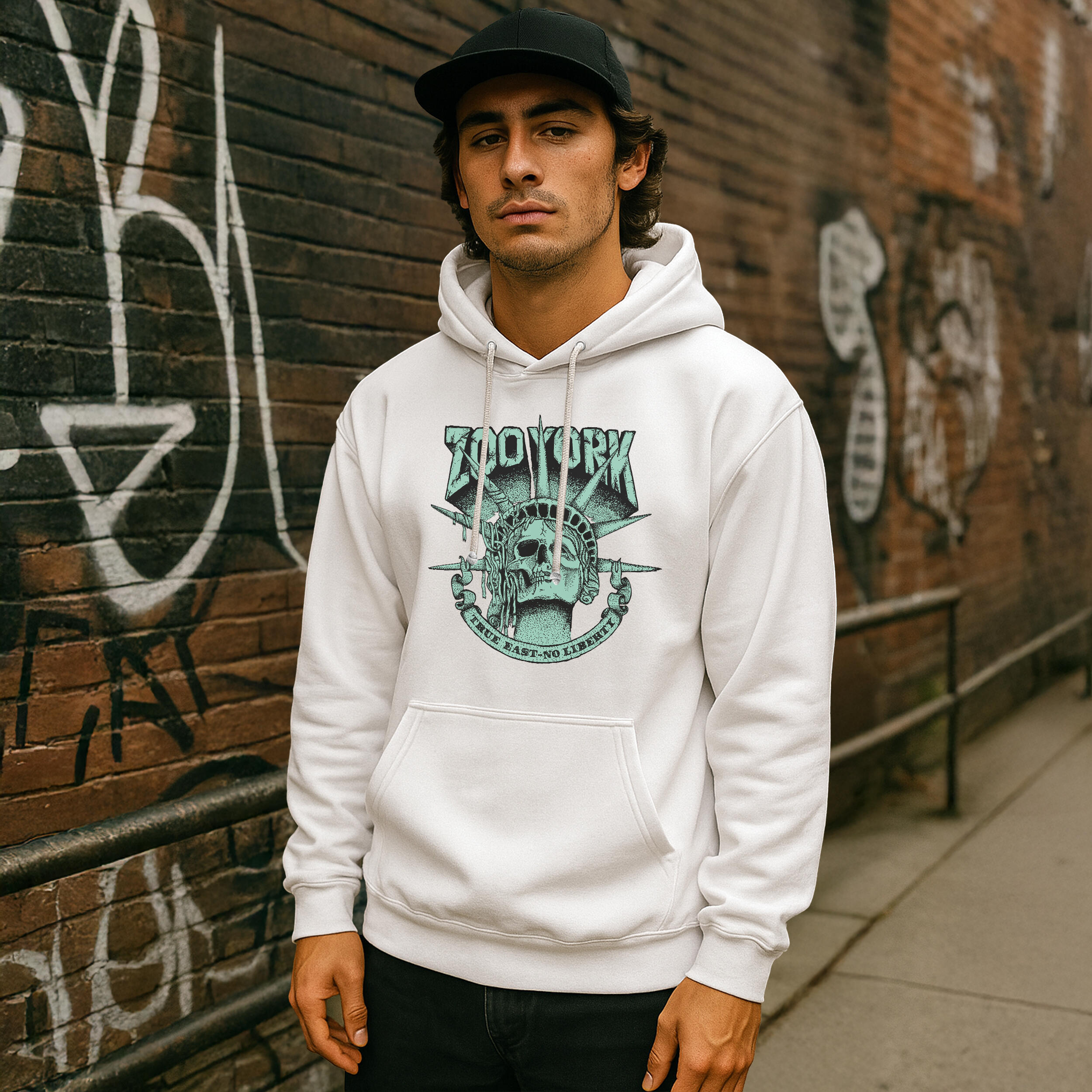 Zip Up Zoo York White Hoodie Supreme Zoo York Hooded Sweatshirt 