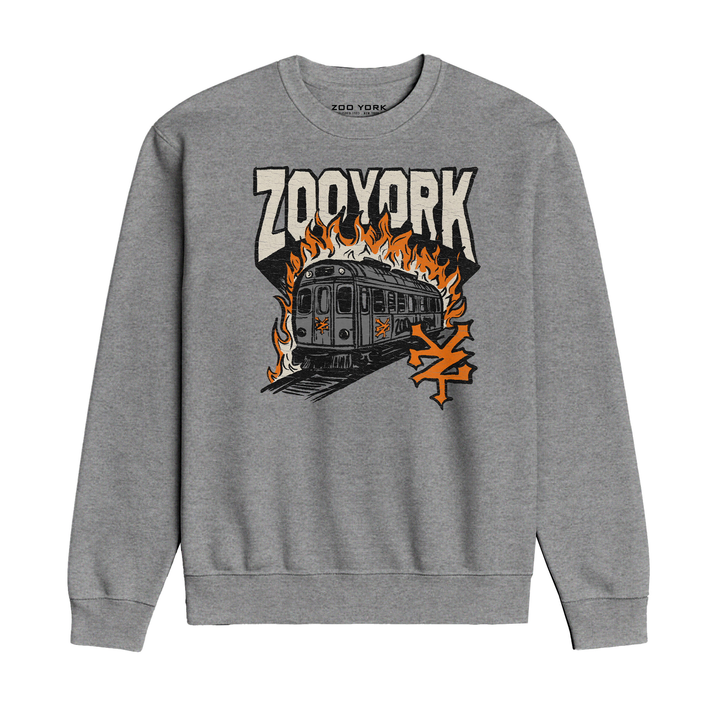 Zoo York Rail Burn Crew Sweat - Grey | Decathlon