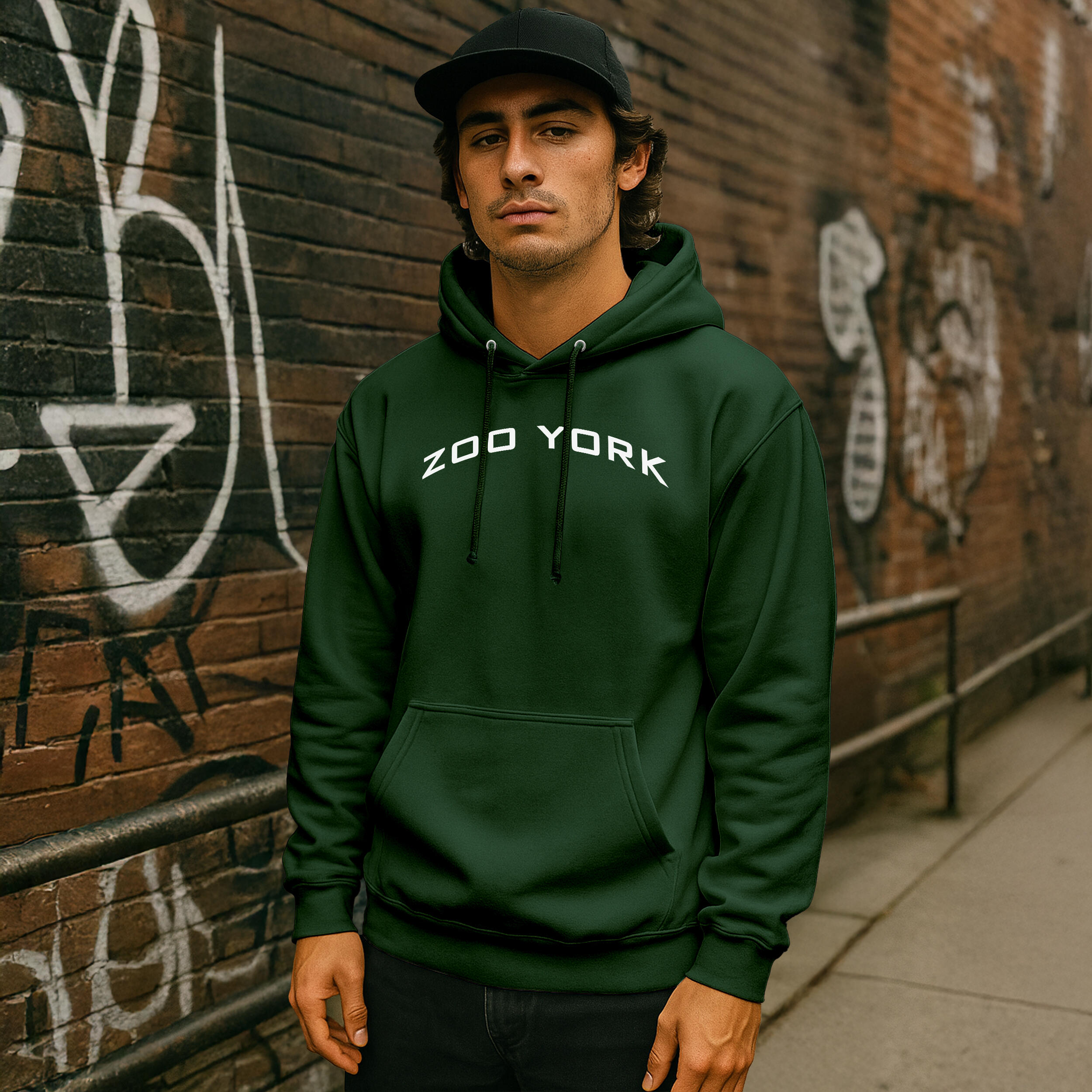 Zoo York Y2K Arch Hoodie - Bottle Green | Decathlon