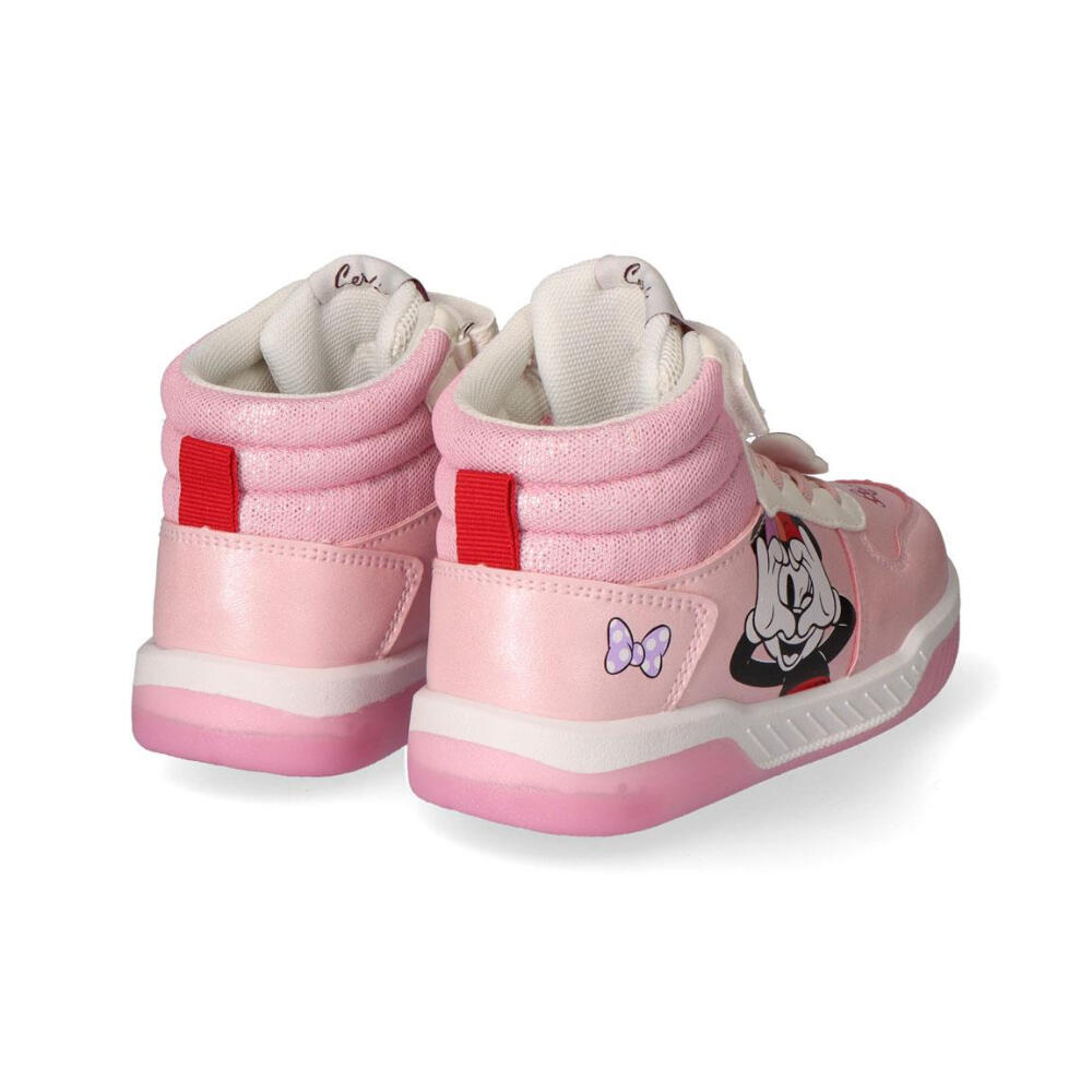 Zapatillas Deportivas Altas Con Luces Suela Pvc Minnie Mouse Symbols Niña 3/3