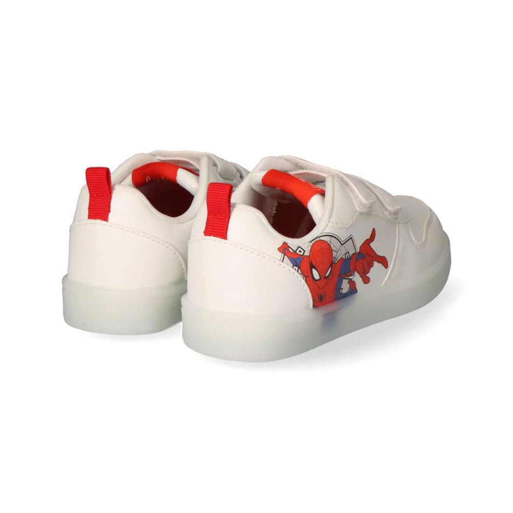 Zapatillas Deportivas Suela PVC Spiderman Crawler Blanca Niño 3/3