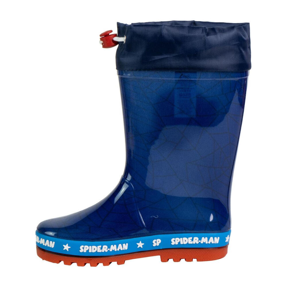 Botas De Agua Spiderman Symbols Azul Marino Niño 2/2