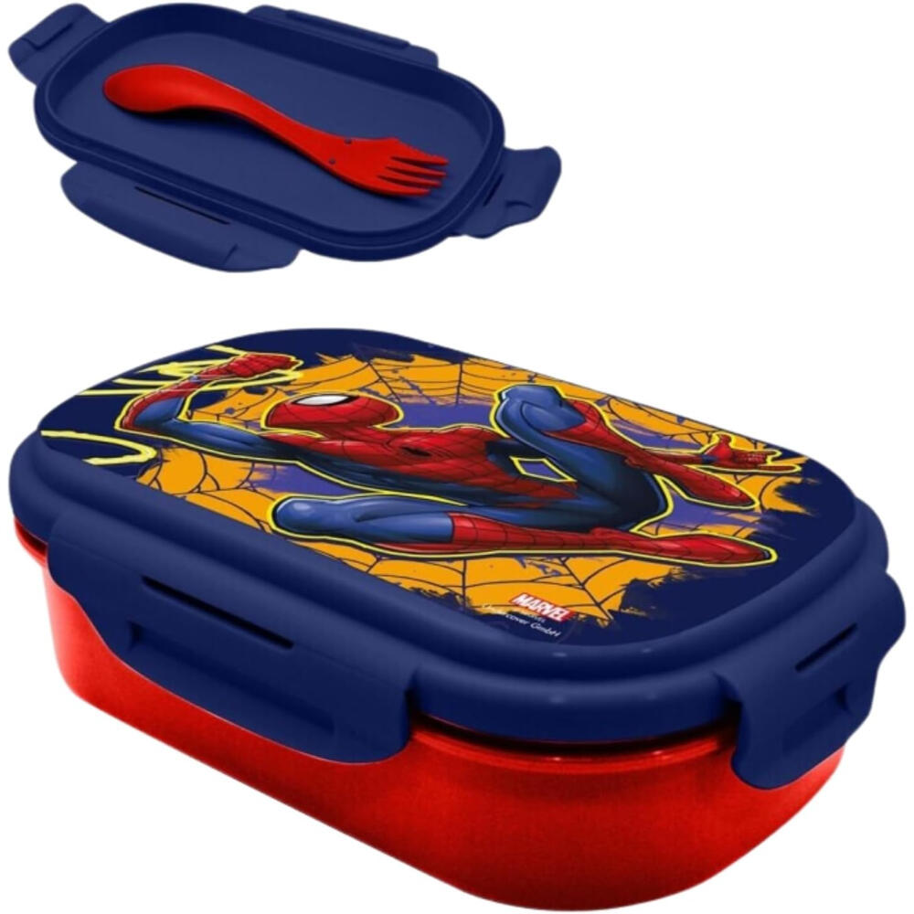 Lunch box with cutlery Kids Licensing Spiderman Marvel 2/2