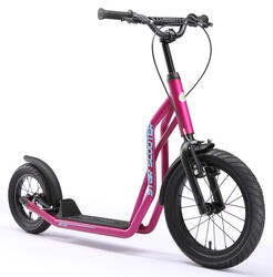 Trottinette grandes roues 16", pour enfants de 8 ans, pneus gonflables, Mixed
