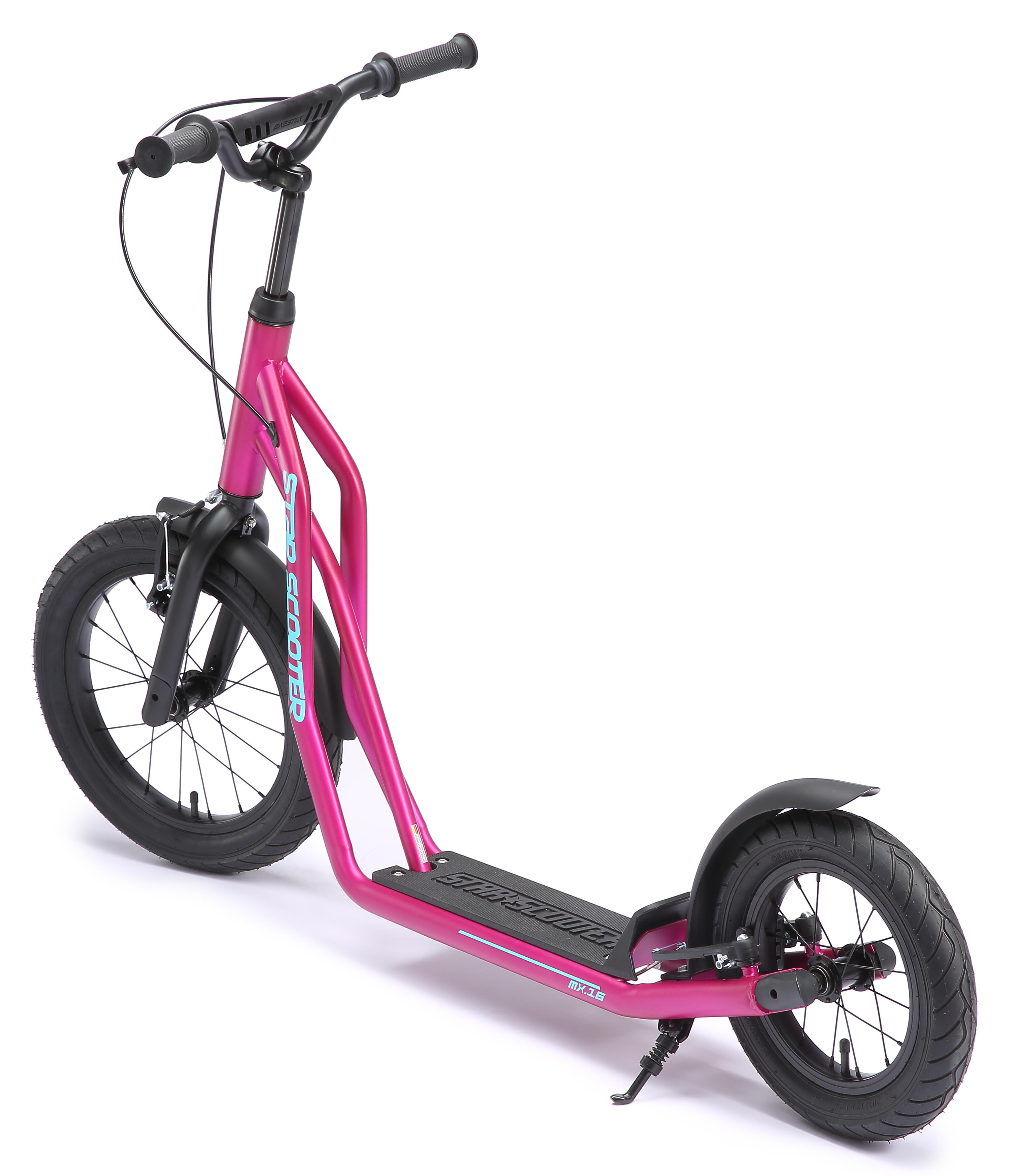 Trottinette grandes roues 16", pour enfants de 8 ans, pneus gonflables, Mixed 4/7