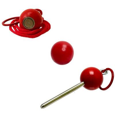 Bouleset kleur donkergroen - 1 magneet - 1 traceur de terrain - 1 but