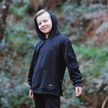 Sweat à capuche enfant SOFTEE noir