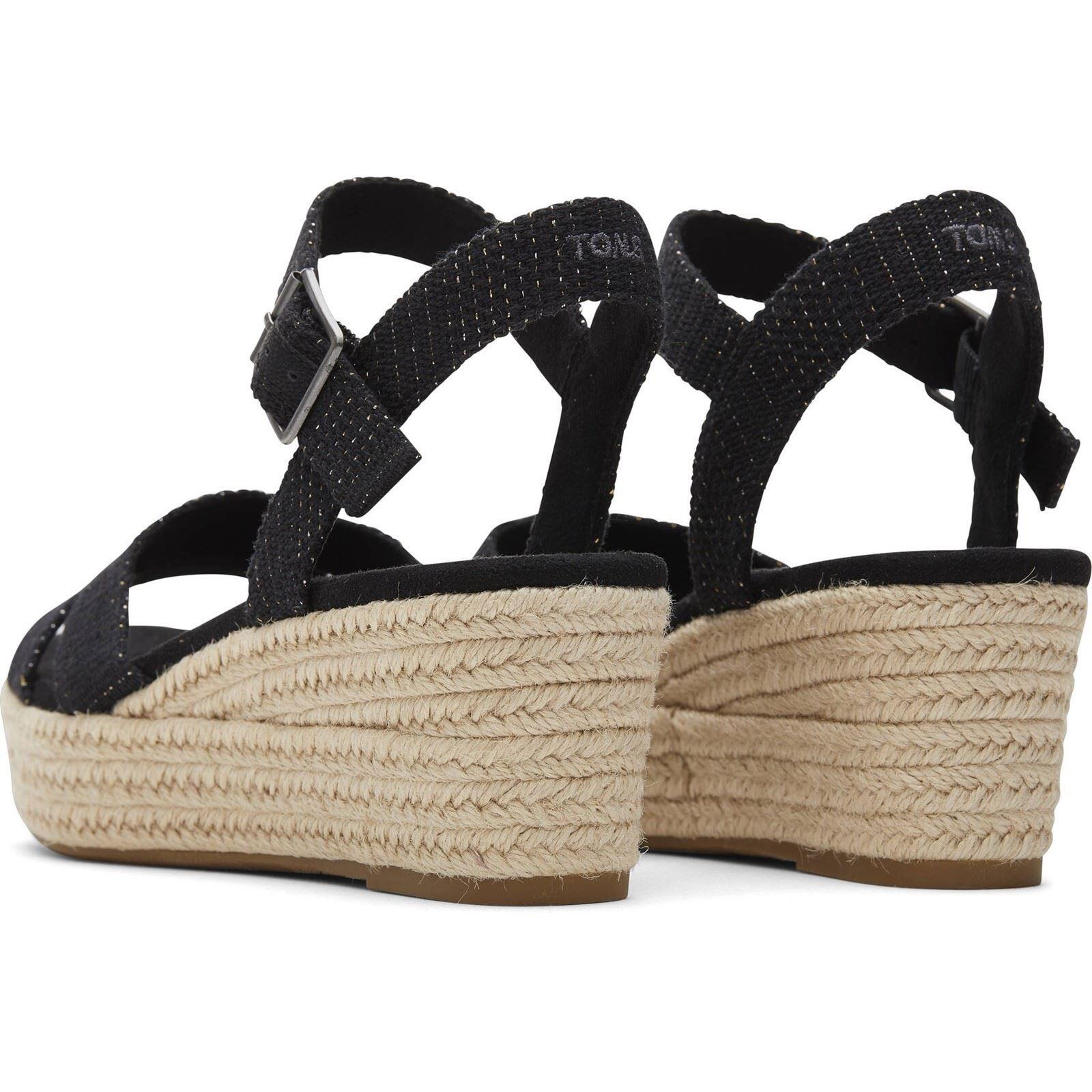 TOMS Audrey Women's Black Wedges 2/4