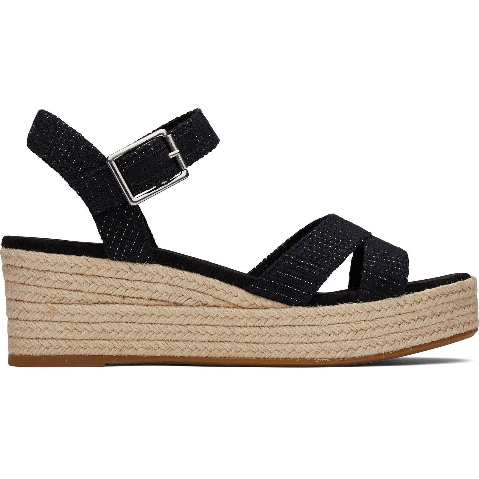 TOMS Audrey Women's Black Wedges 4/4