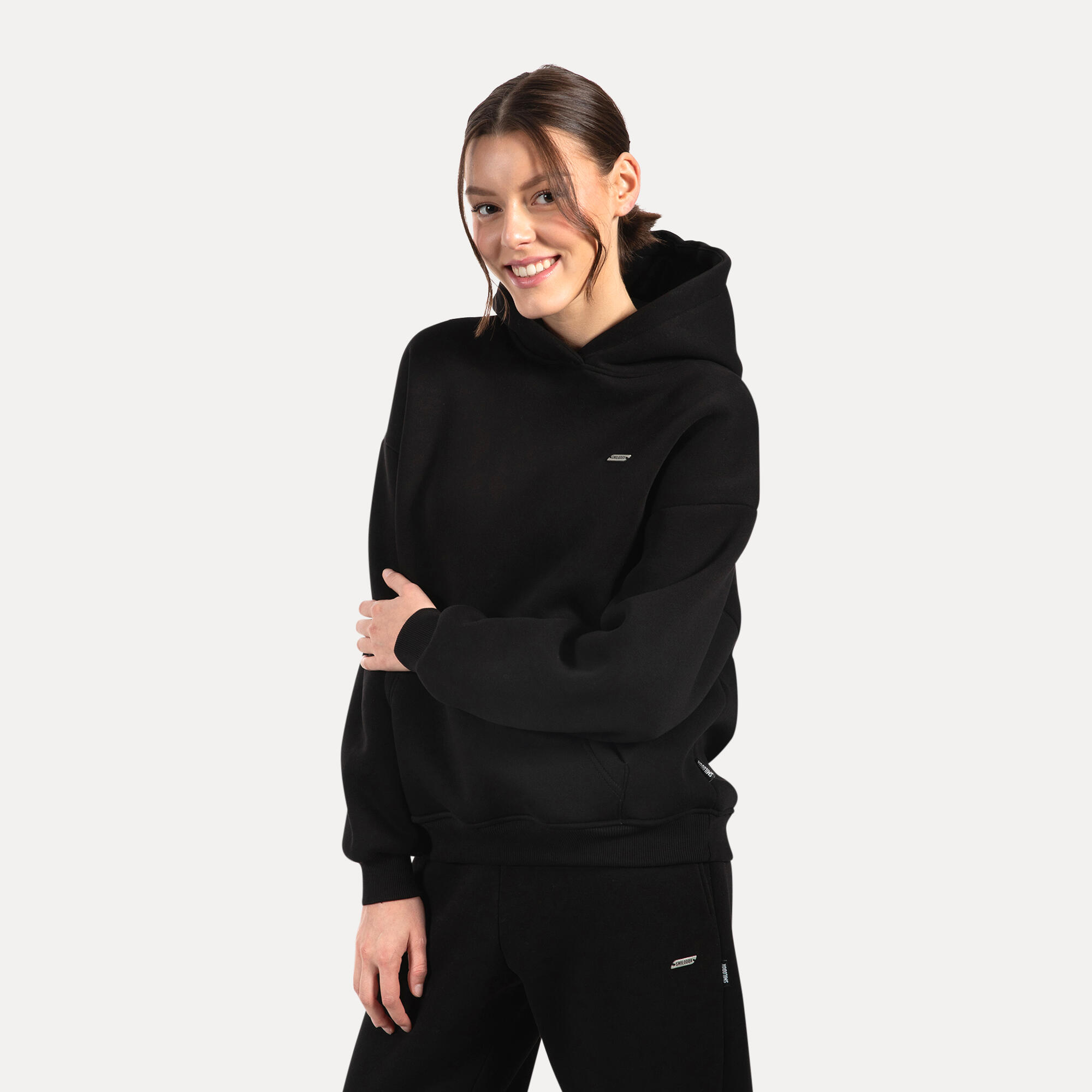 Damen Hoodie Lyanna Schwarz 2/5
