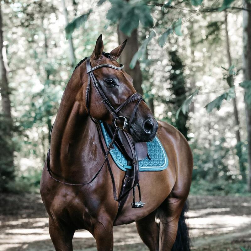 Kentucky Zadeldek Velvet Groen - Jumping